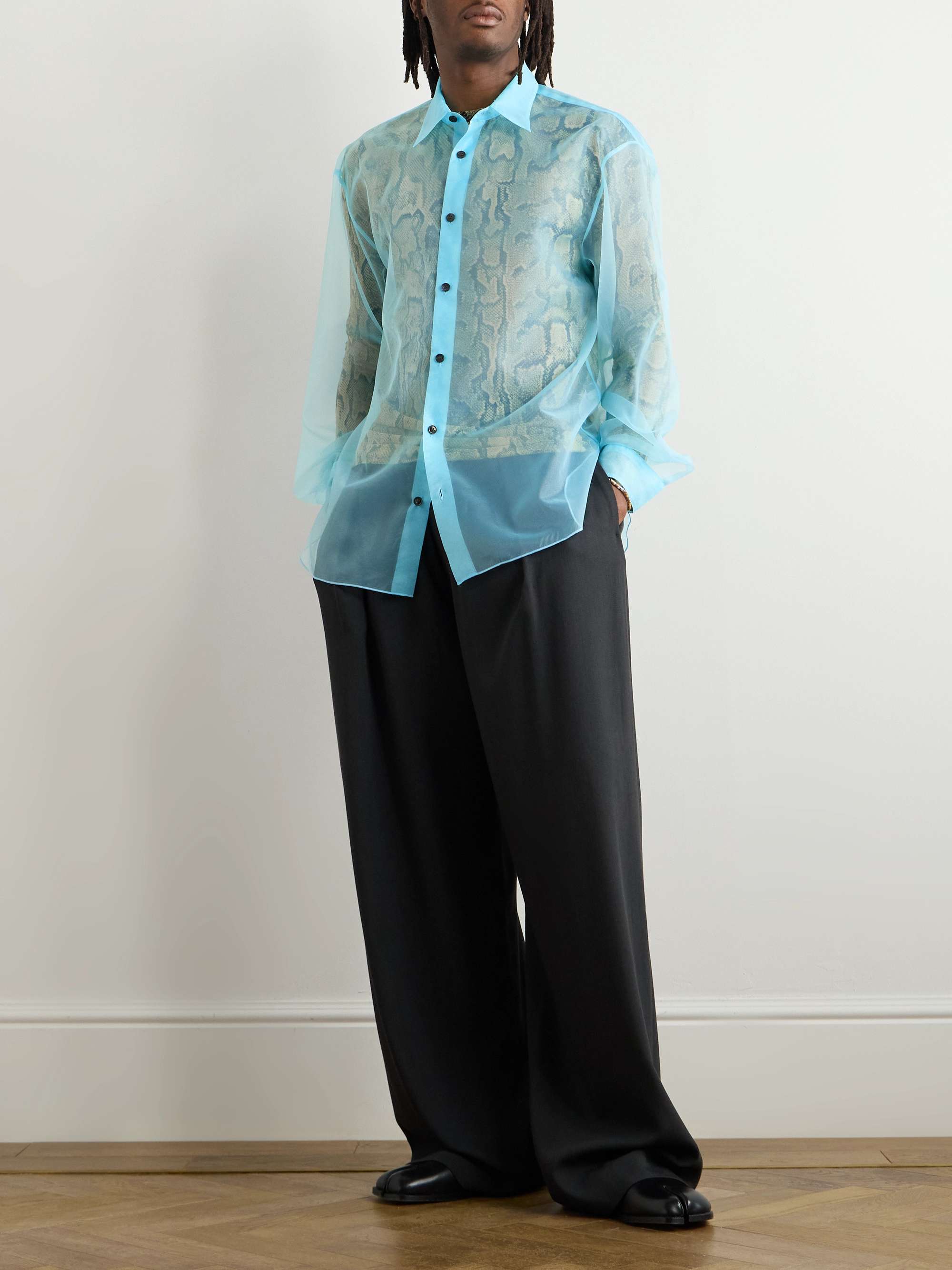 Oversized Organza Shirt view