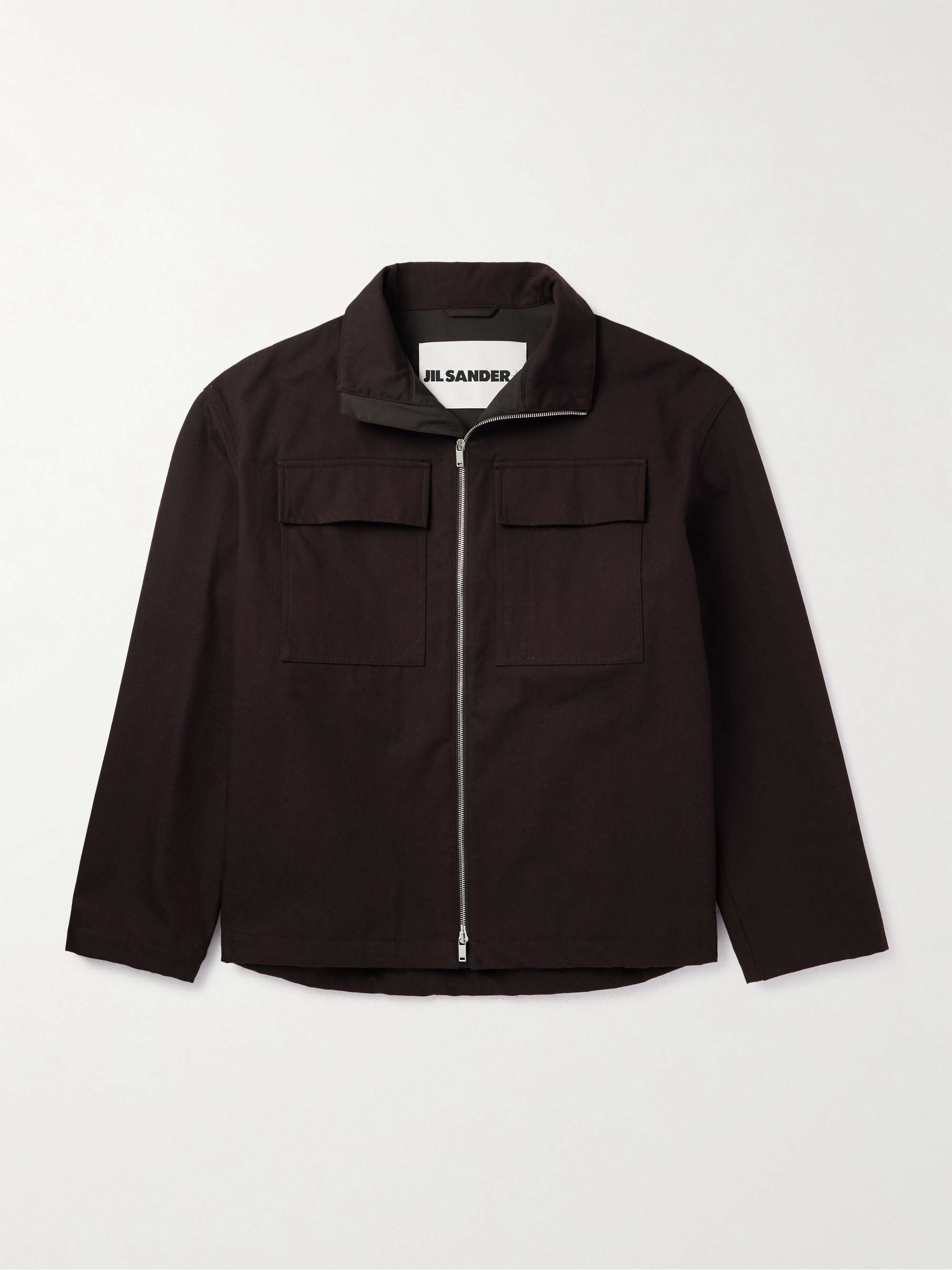 Organic Cotton-Canvas Blouson Jacket view