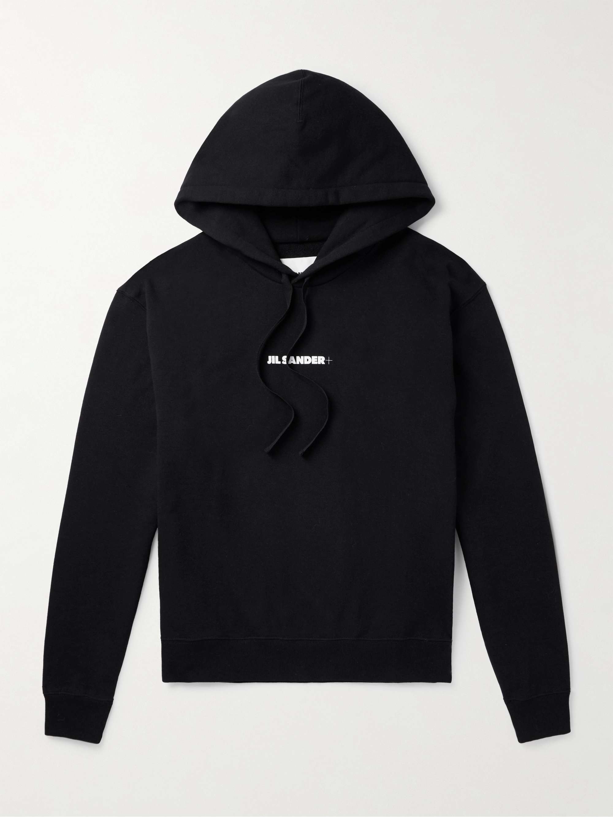 + Logo-Print Cotton-Jersey Hoodie view