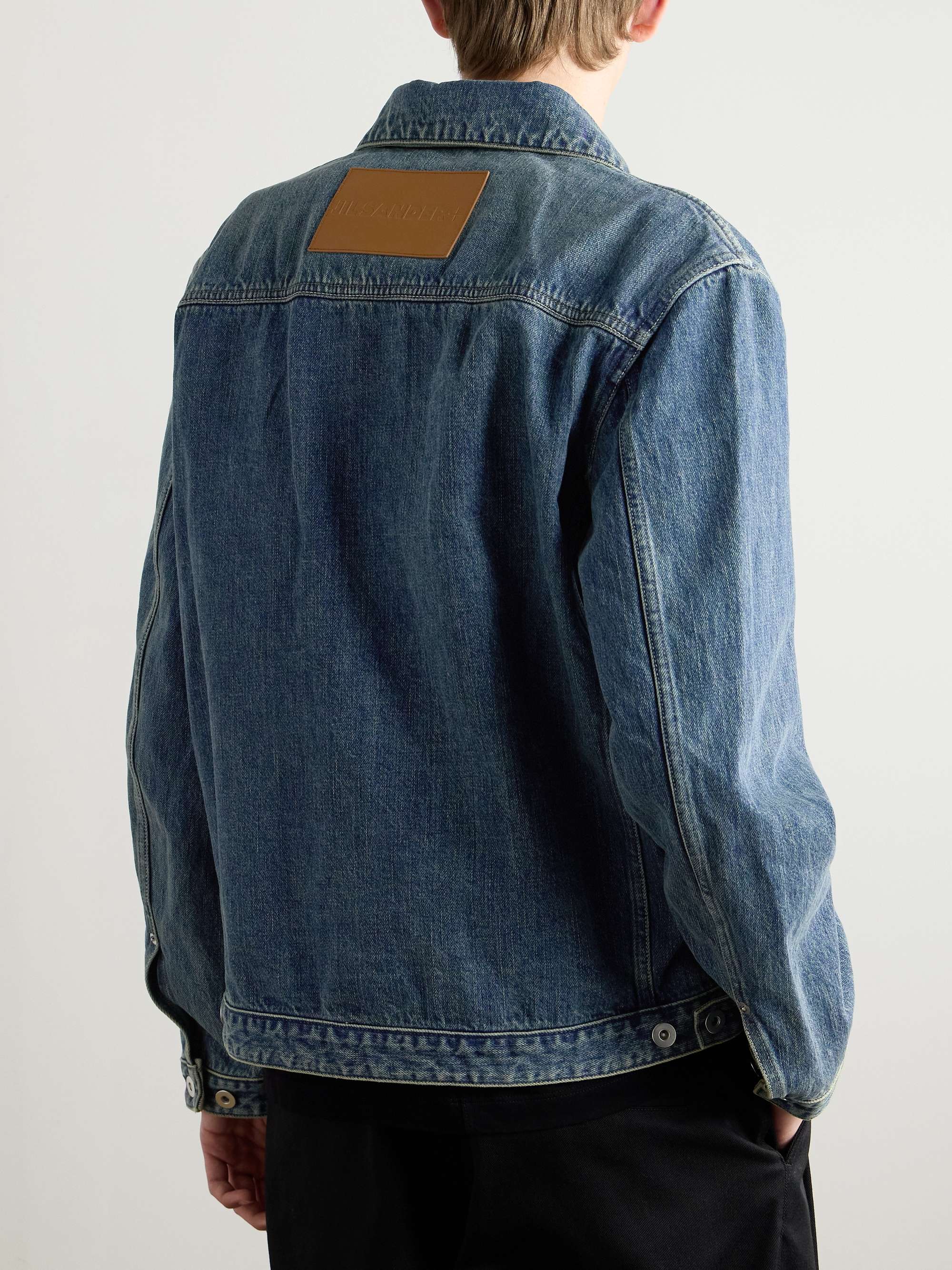 Logo-Appliquéd Denim Jacket view