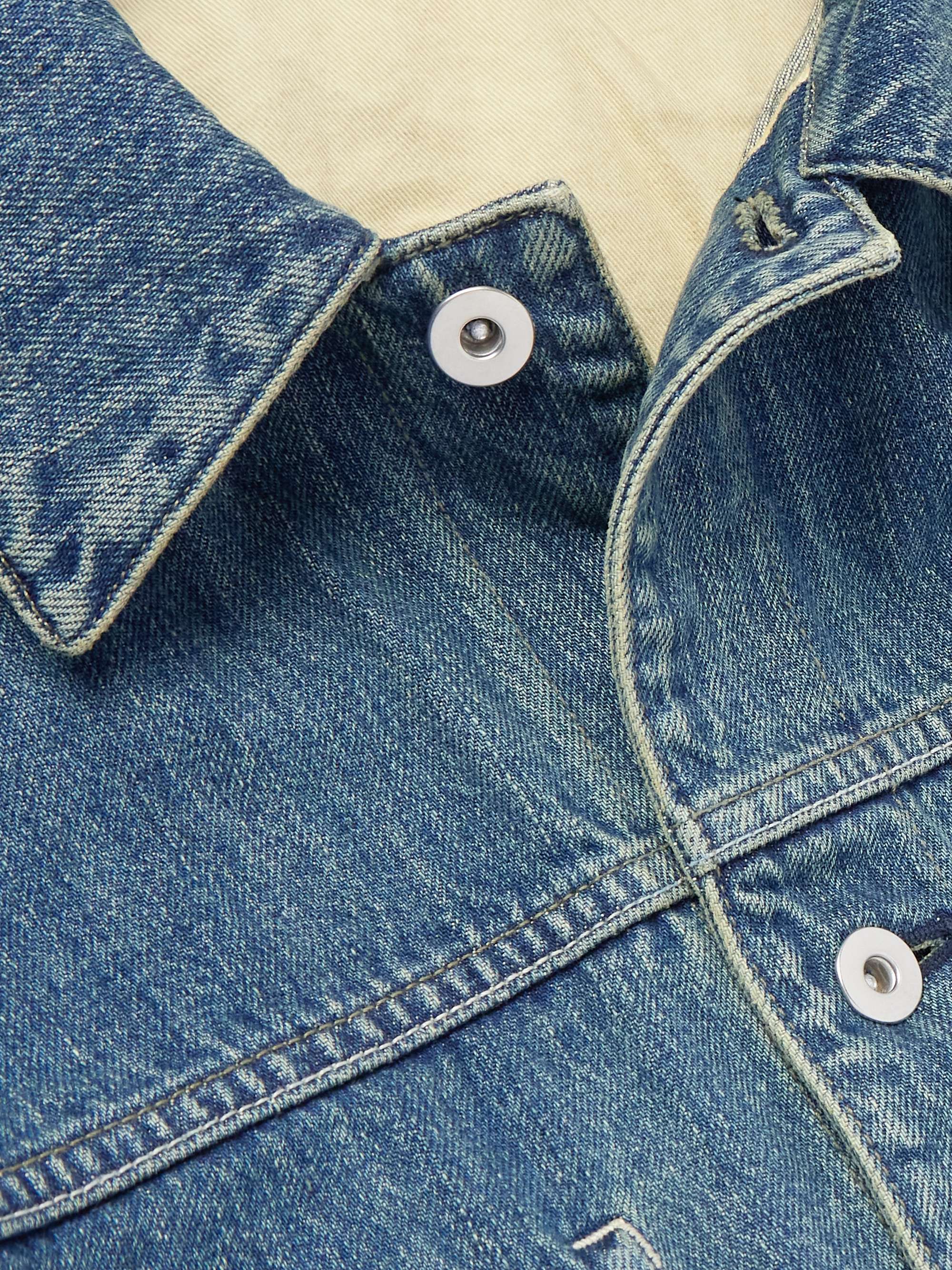 Logo-Appliquéd Denim Jacket view