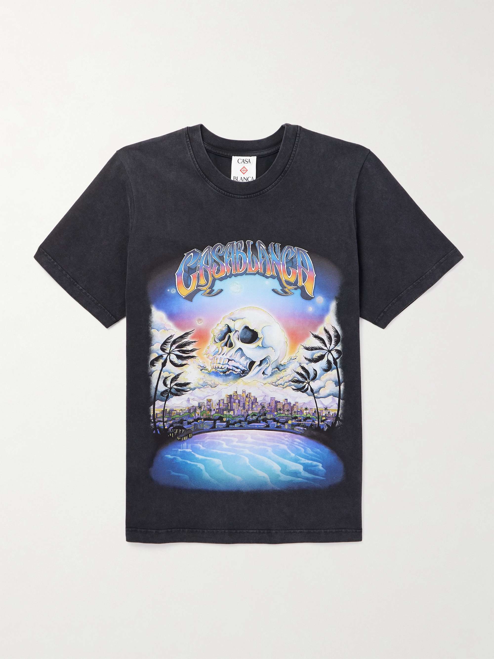La Prémonition Printed Organic Cotton-Jersey T-Shirt view