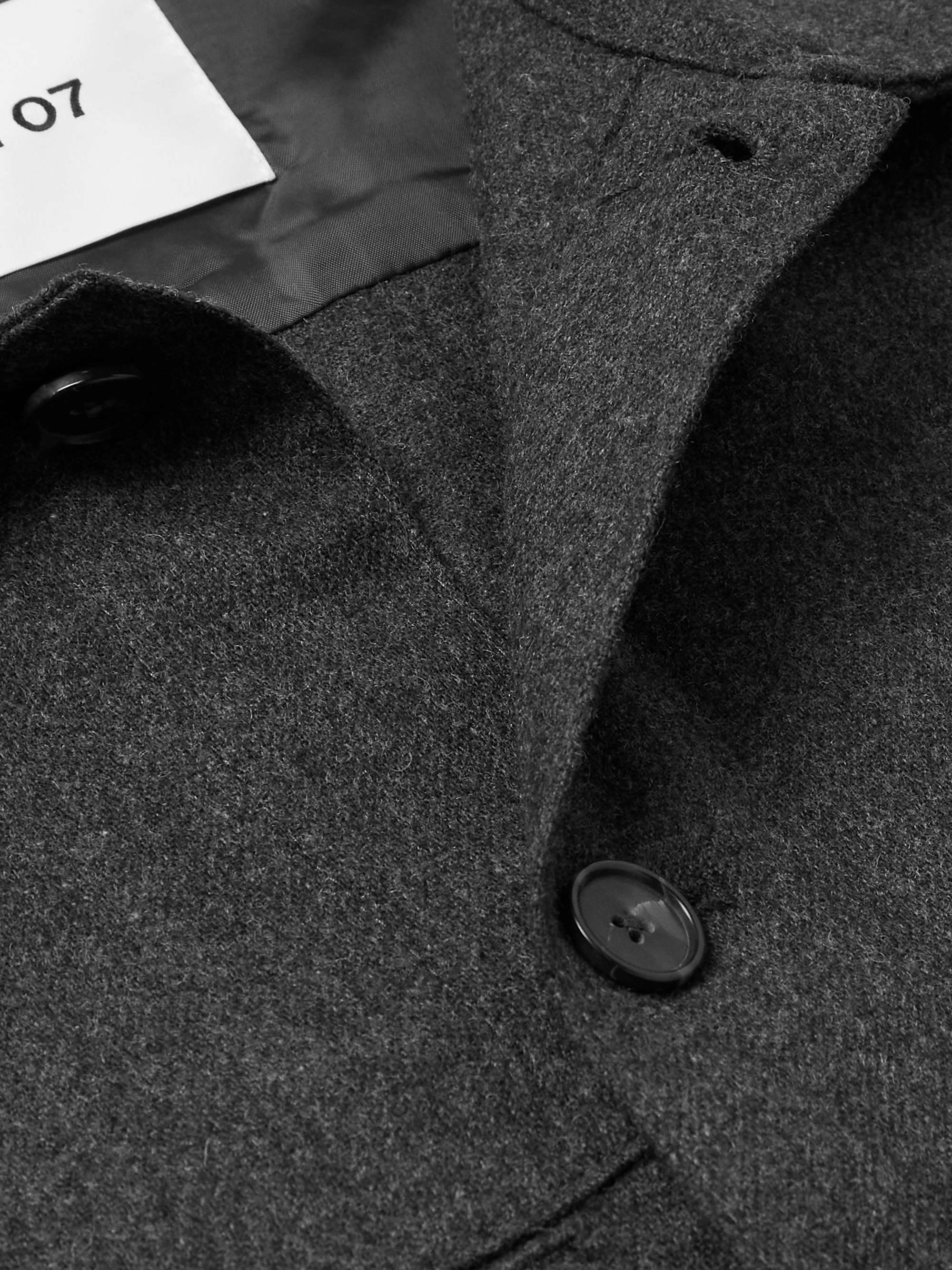 Isak 1630 Recycled Wool-Blend Overshirt view
