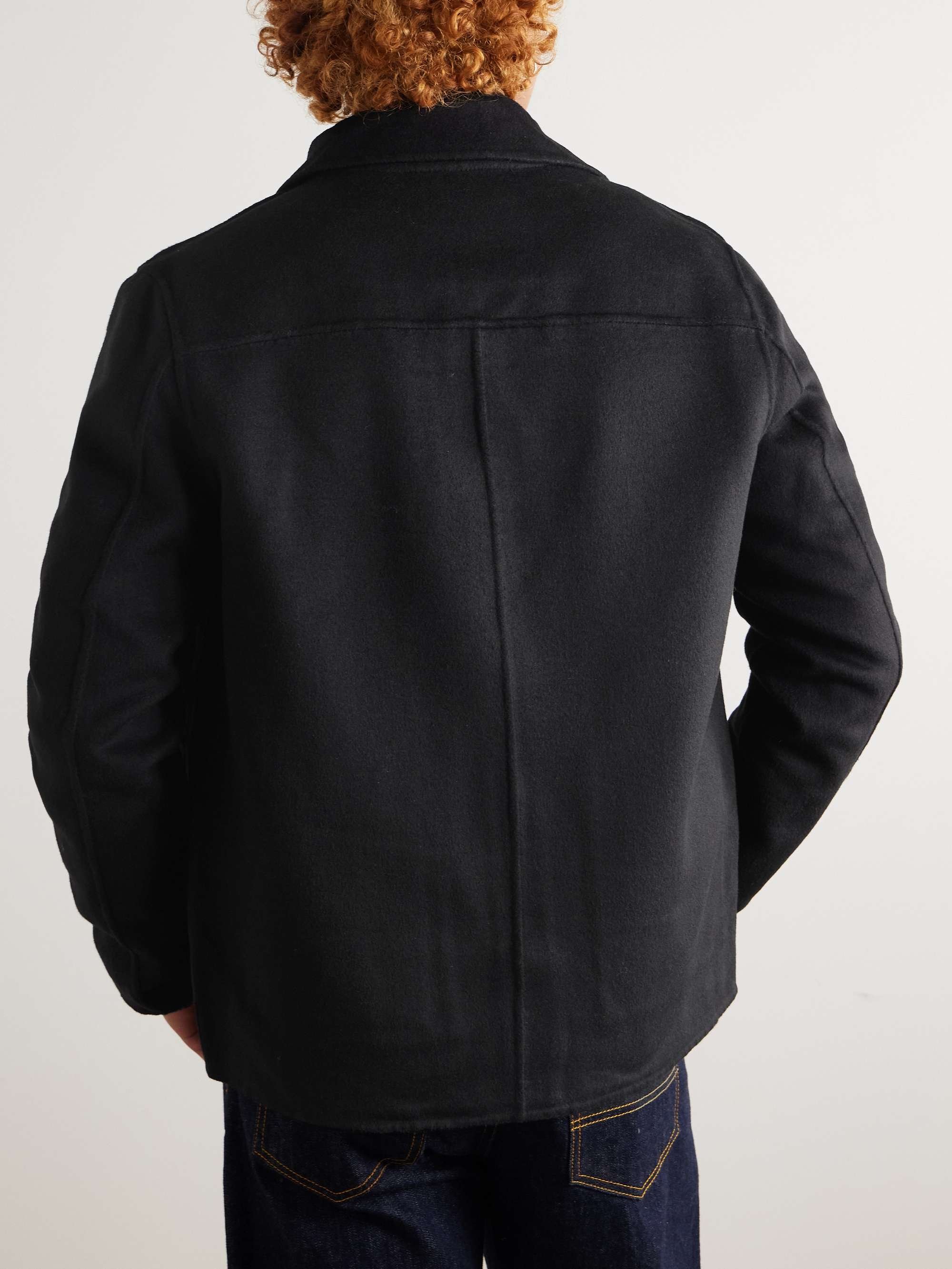 Ansel 8017 Double-Faced Wool-Blend Felt Overshirt view