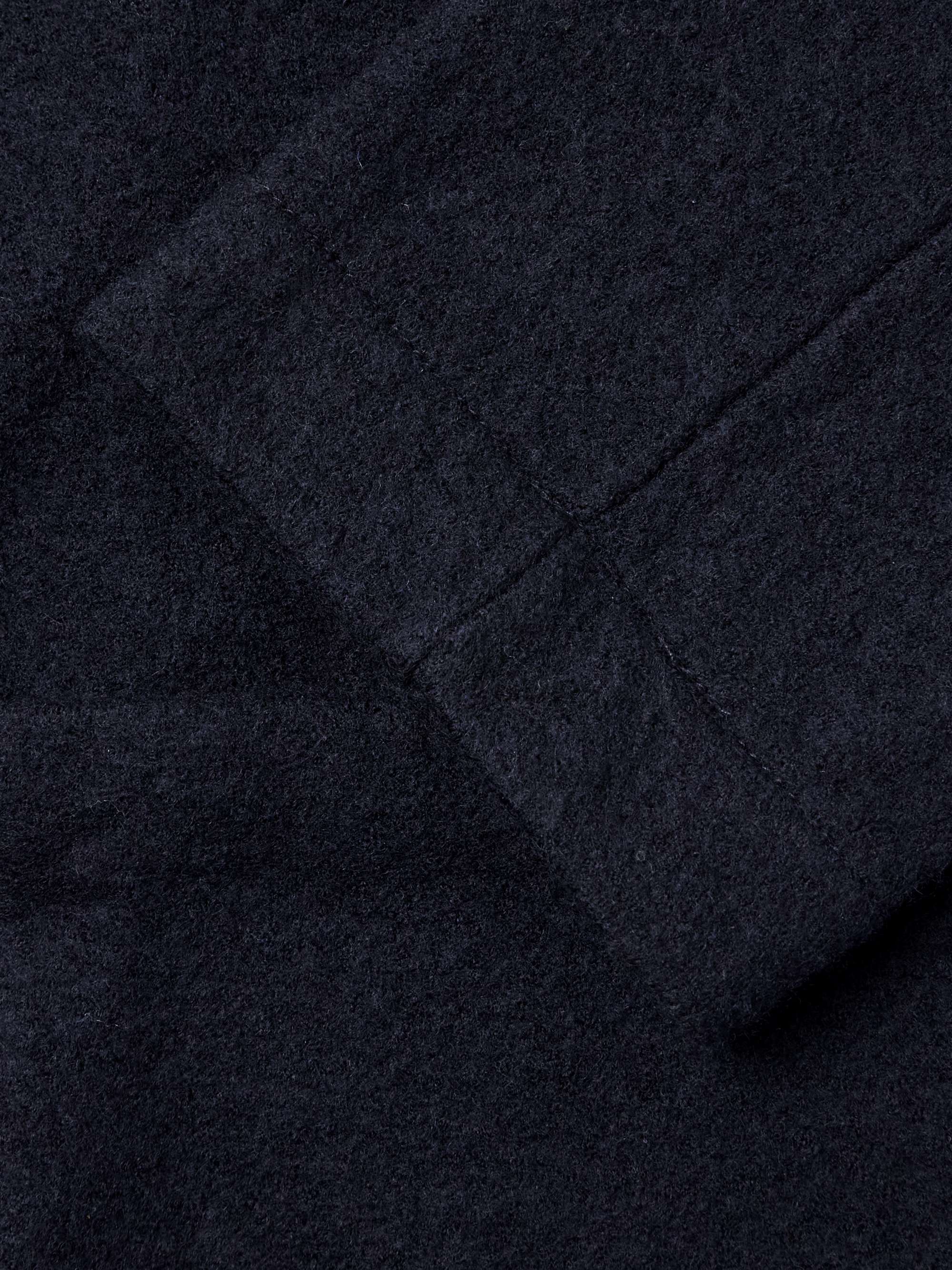 6398 Unstructured Boiled Merino Wool Blazer view