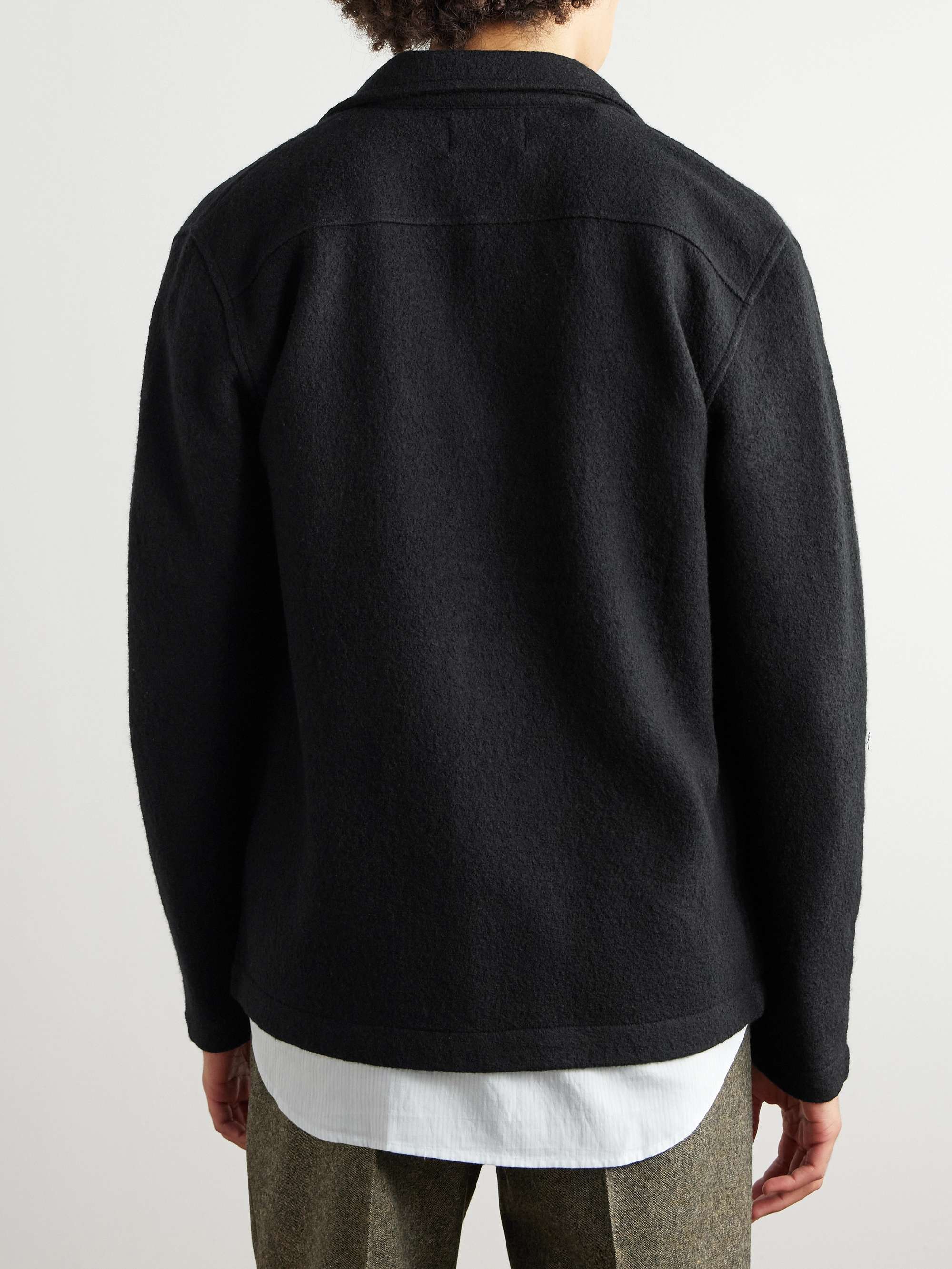 Zander Merino Wool-Flannel Overshirt view