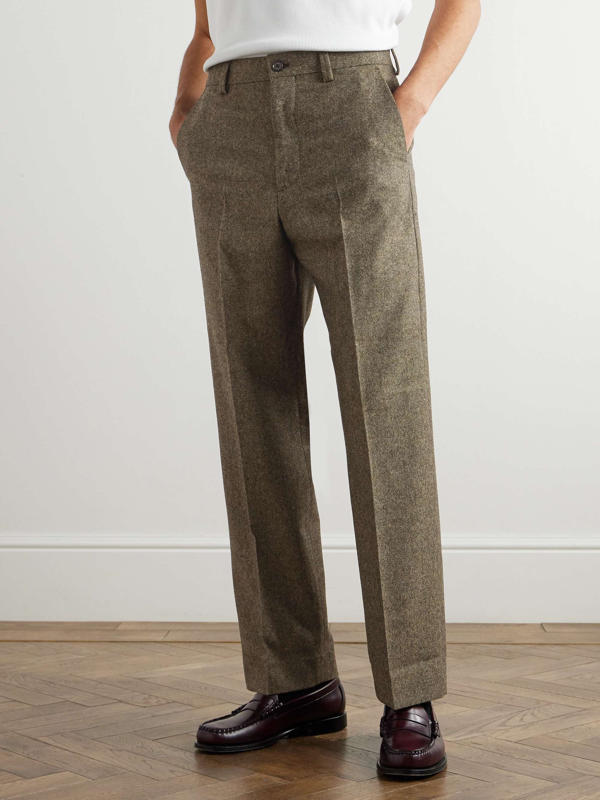 Paw 1799 Straight-Leg Donegal Tweed Trousers view