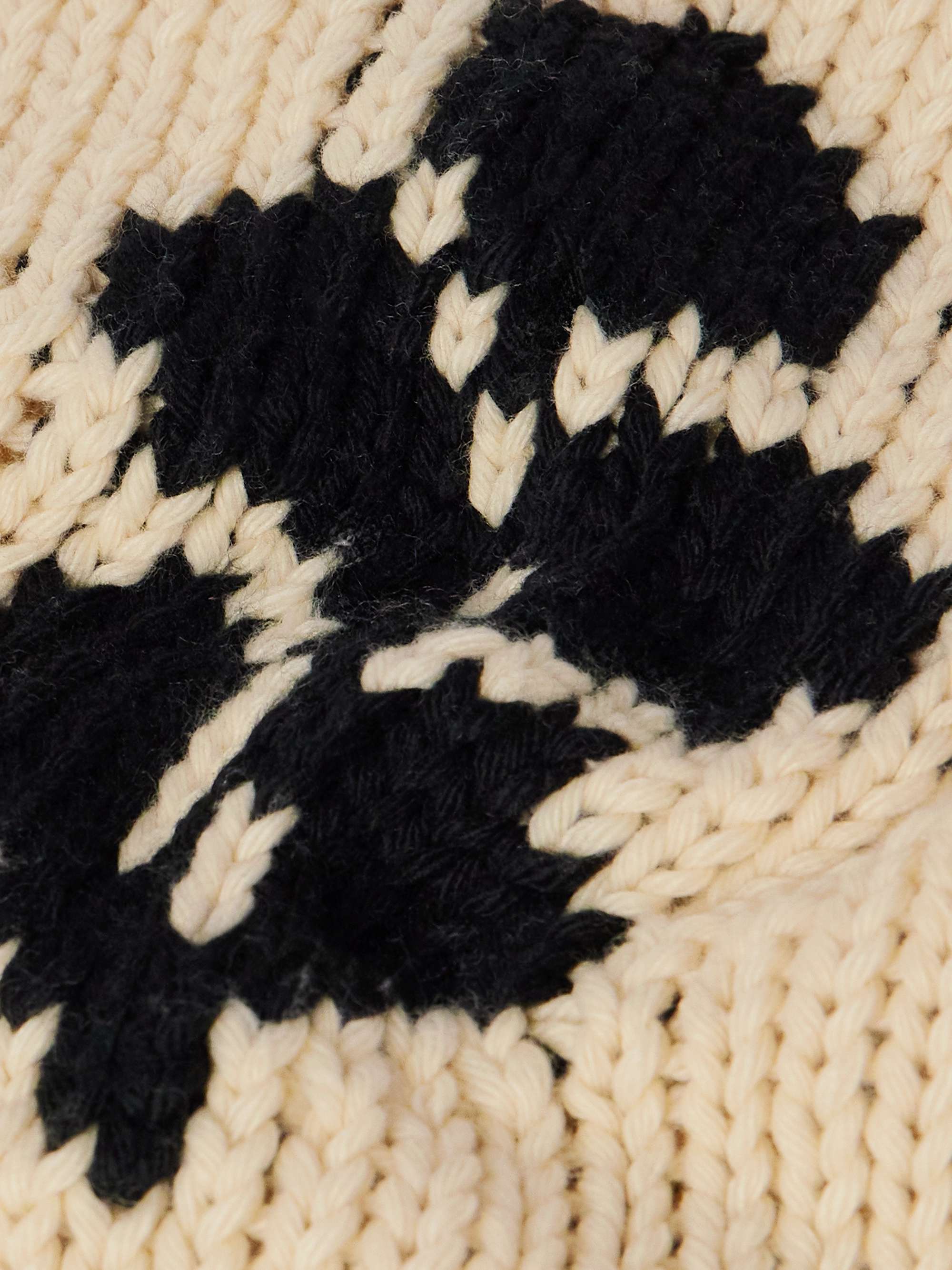 Mika 6620 Recycled Intarsia-Knit Cardigan view