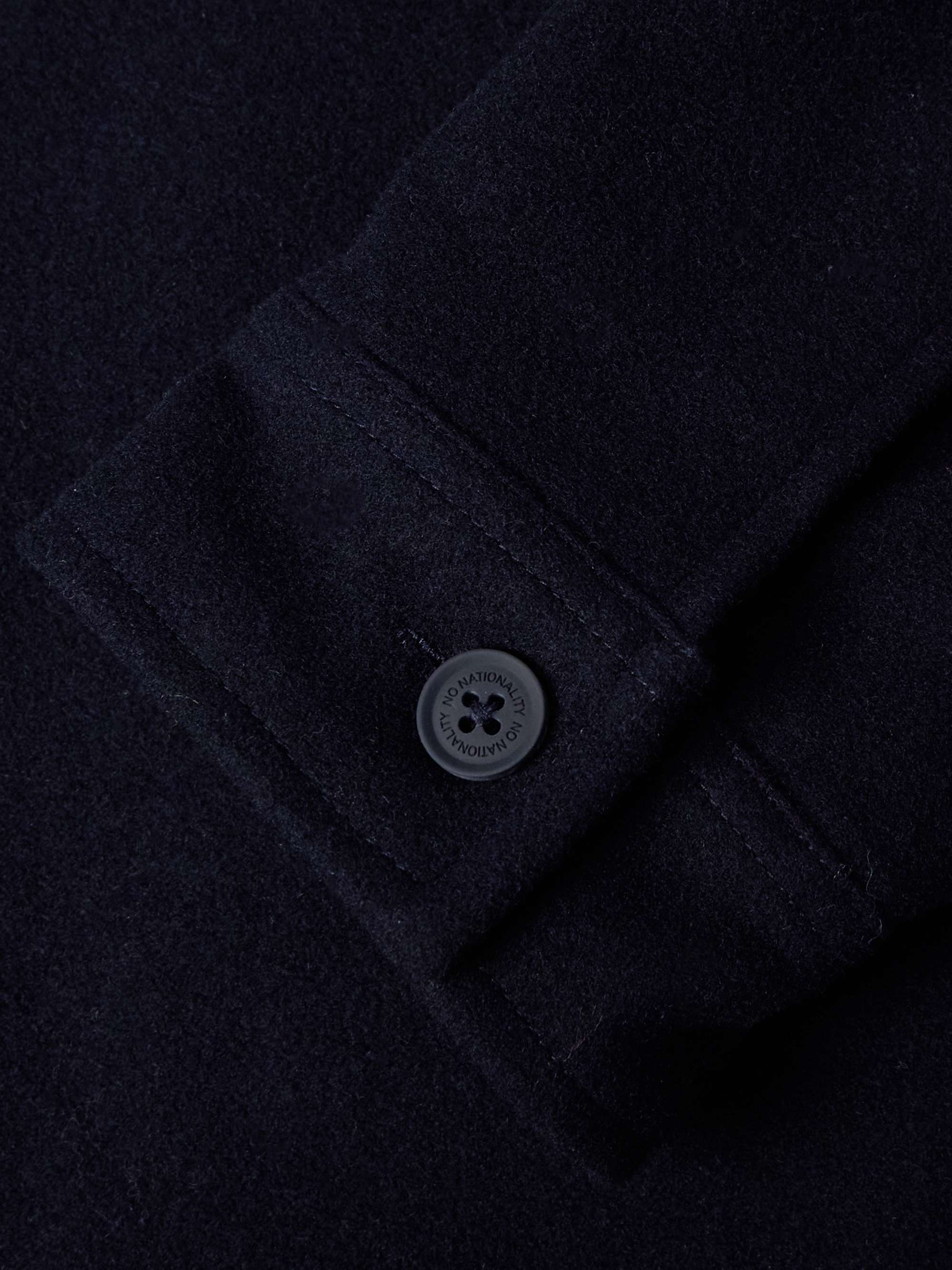 Carter Brushed-Wool Overshirt view
