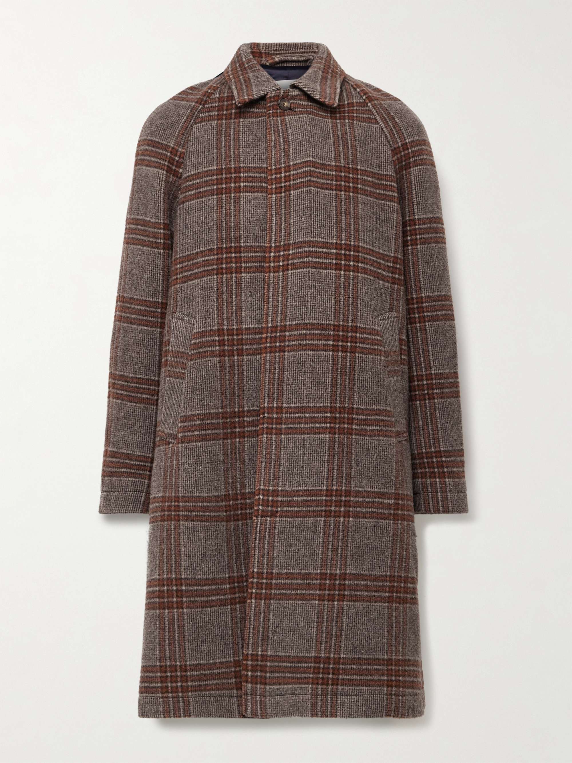 Rocko 8442 Checked Recycled Wool-Blend Coat view