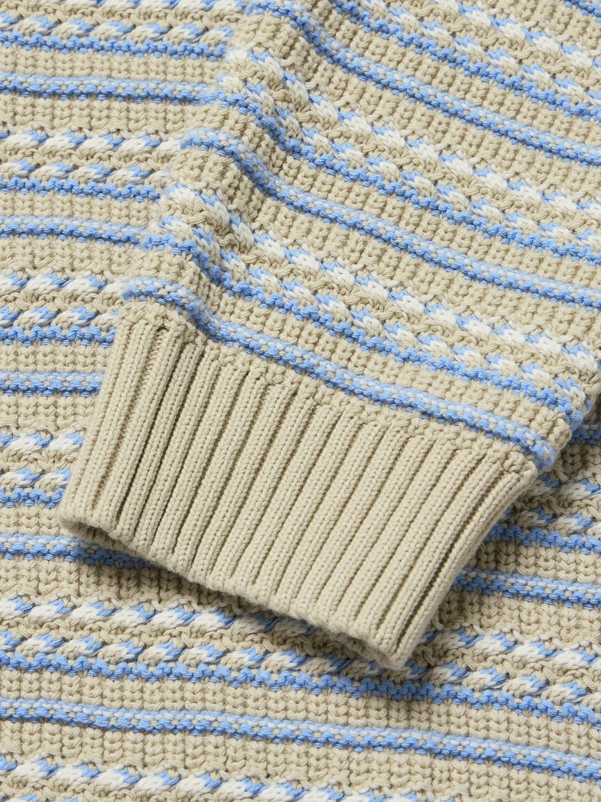 Jackie 6636 Striped Organic Cotton Cardigan view