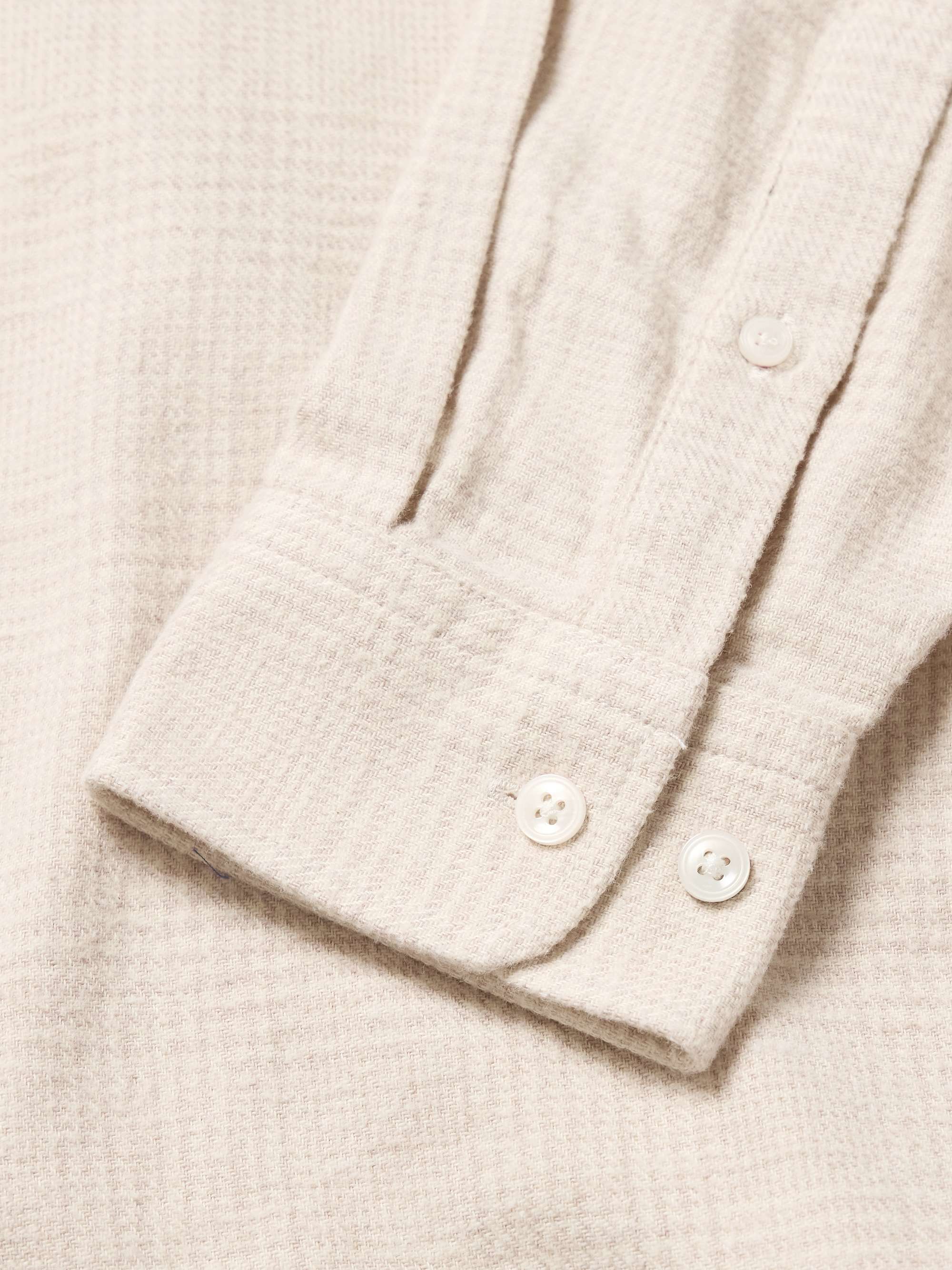 Arne 5166 Houndstooth Cotton-Flannel Shirt view