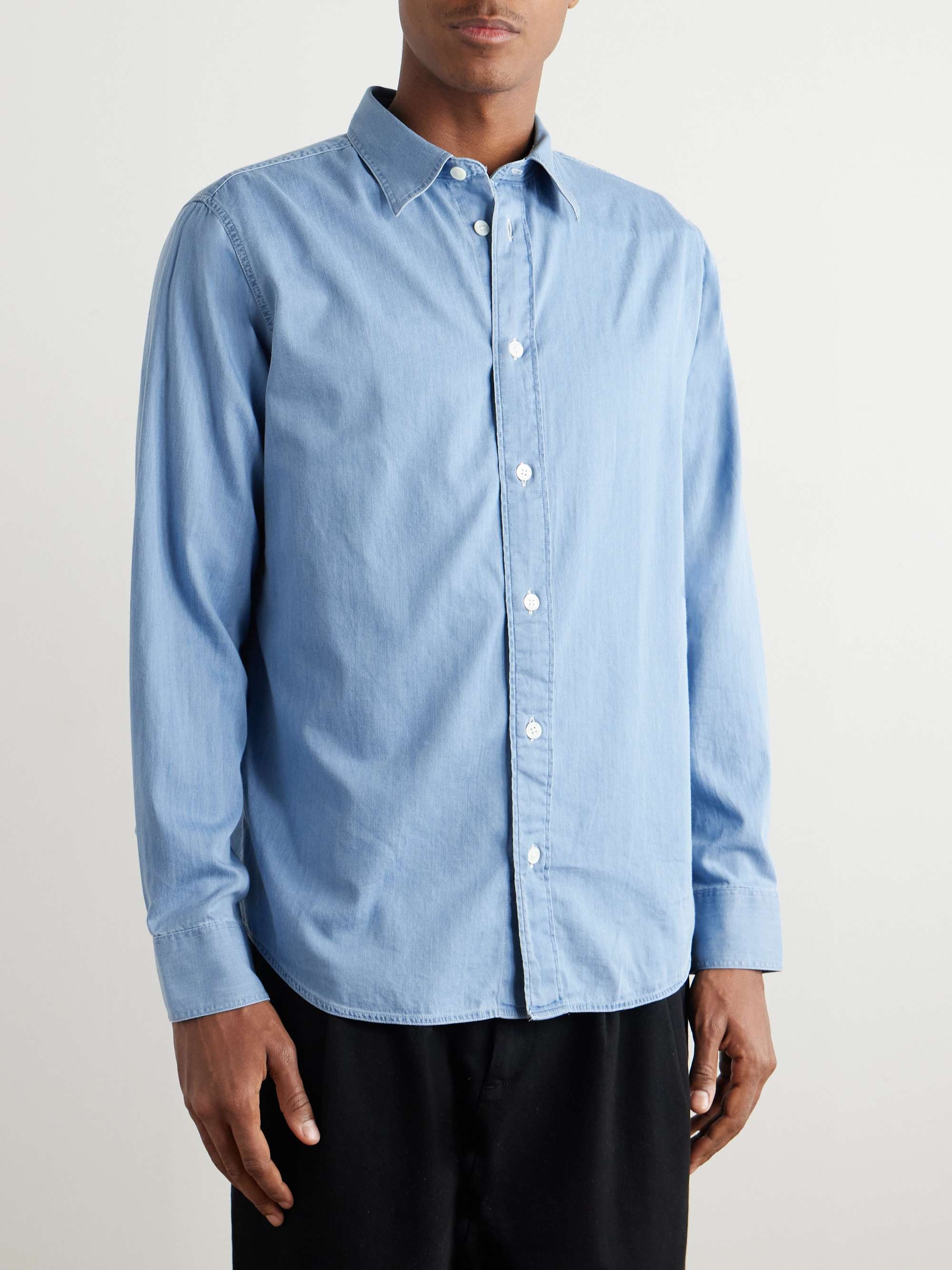 Colby 5765 Cotton-Chambray Shirt view