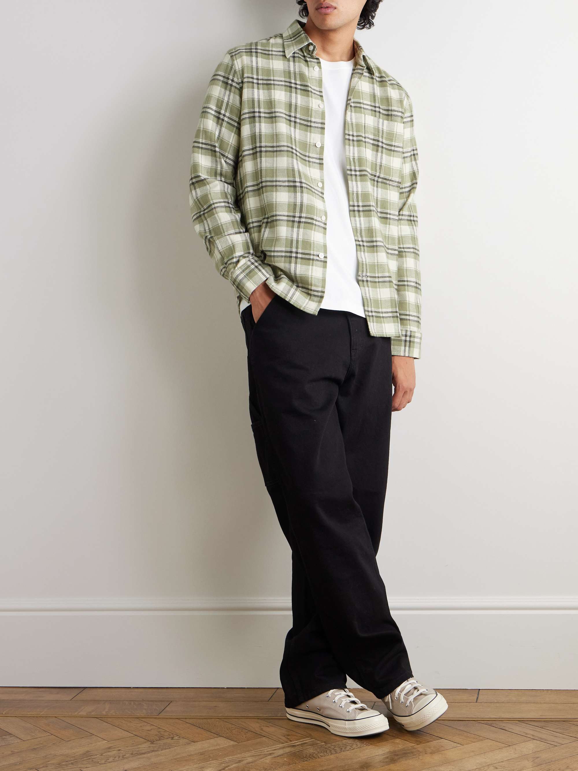 Arne 5166 Checked Cotton-Flannel Shirt view