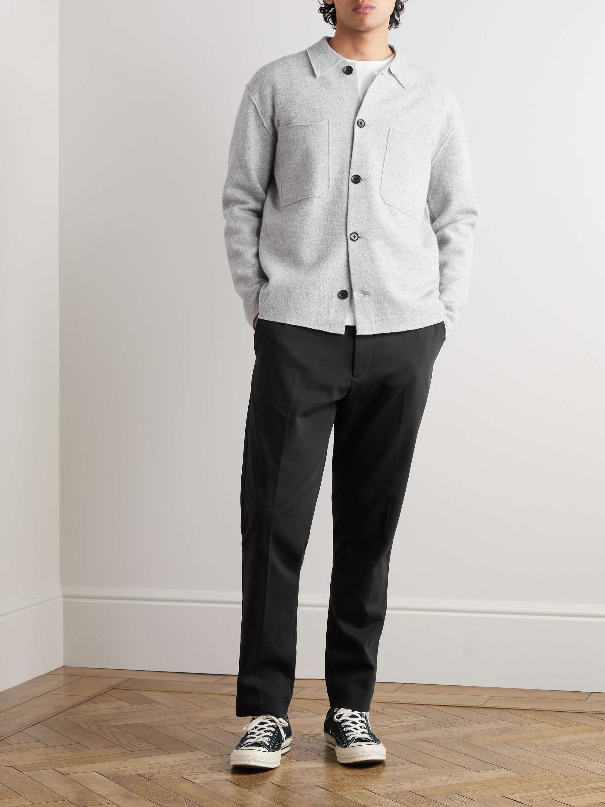 Billie 1733 Tapered Stretch Cotton-Blend Trousers view