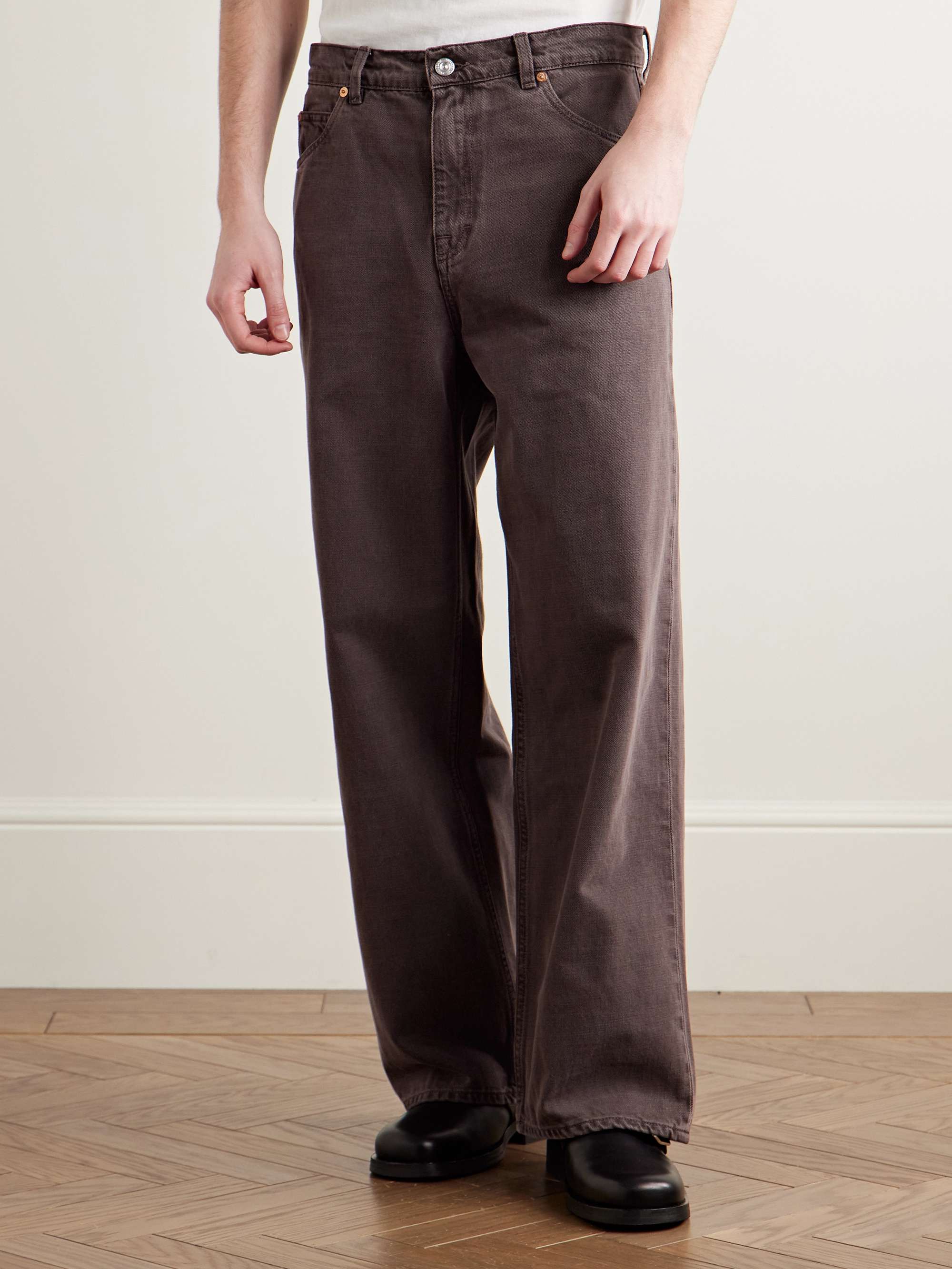 Vast Wide-Leg Pigment-Dyed Jeans view