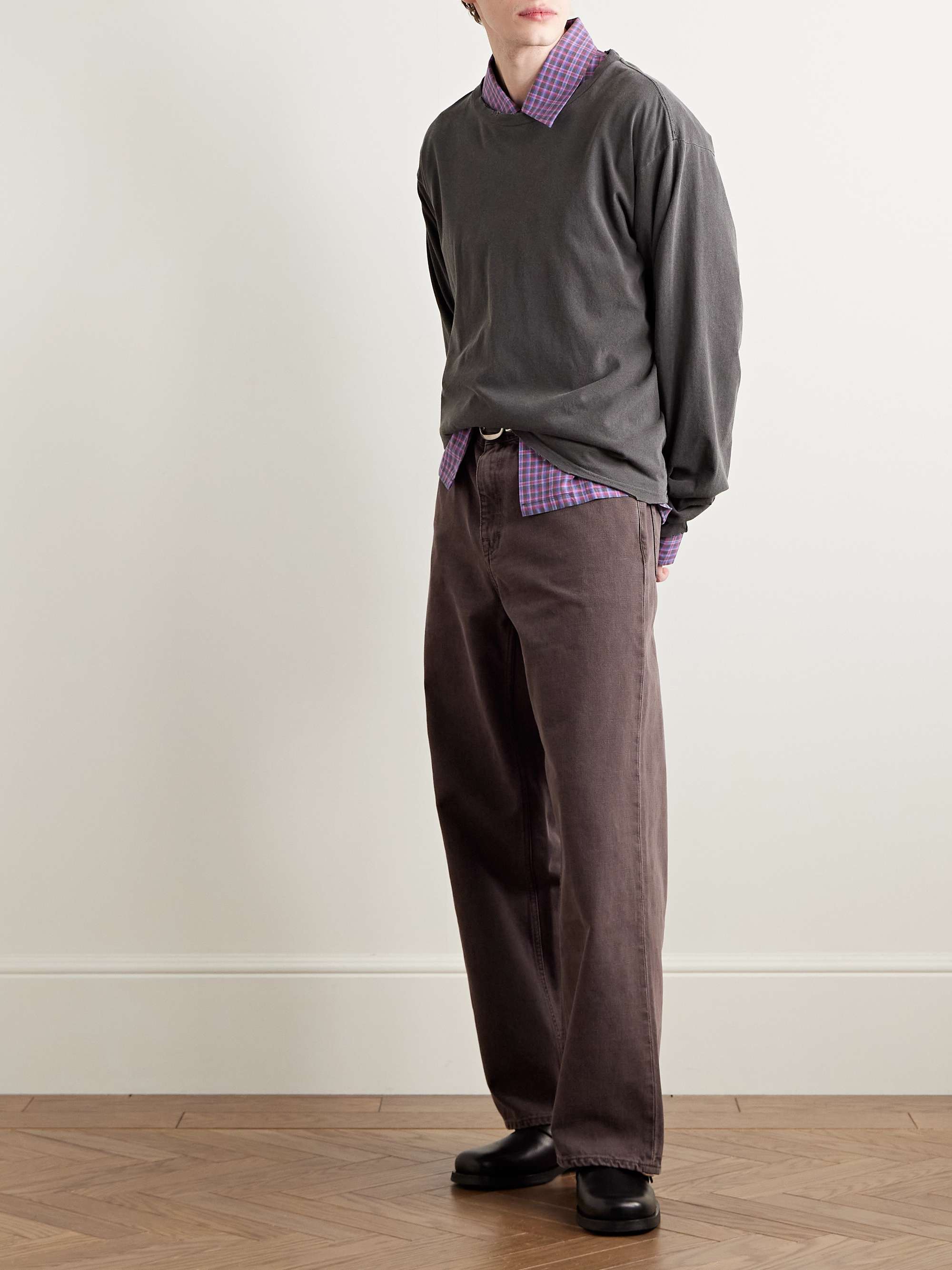 Vast Wide-Leg Pigment-Dyed Jeans view
