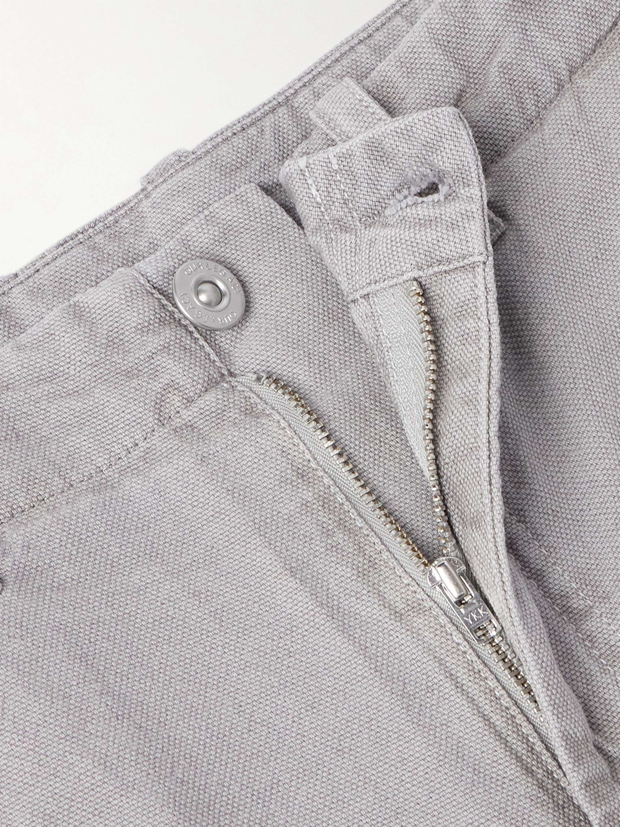 Mount Straight-Leg Cotton and Hemp-Blend Cargo Trousers view