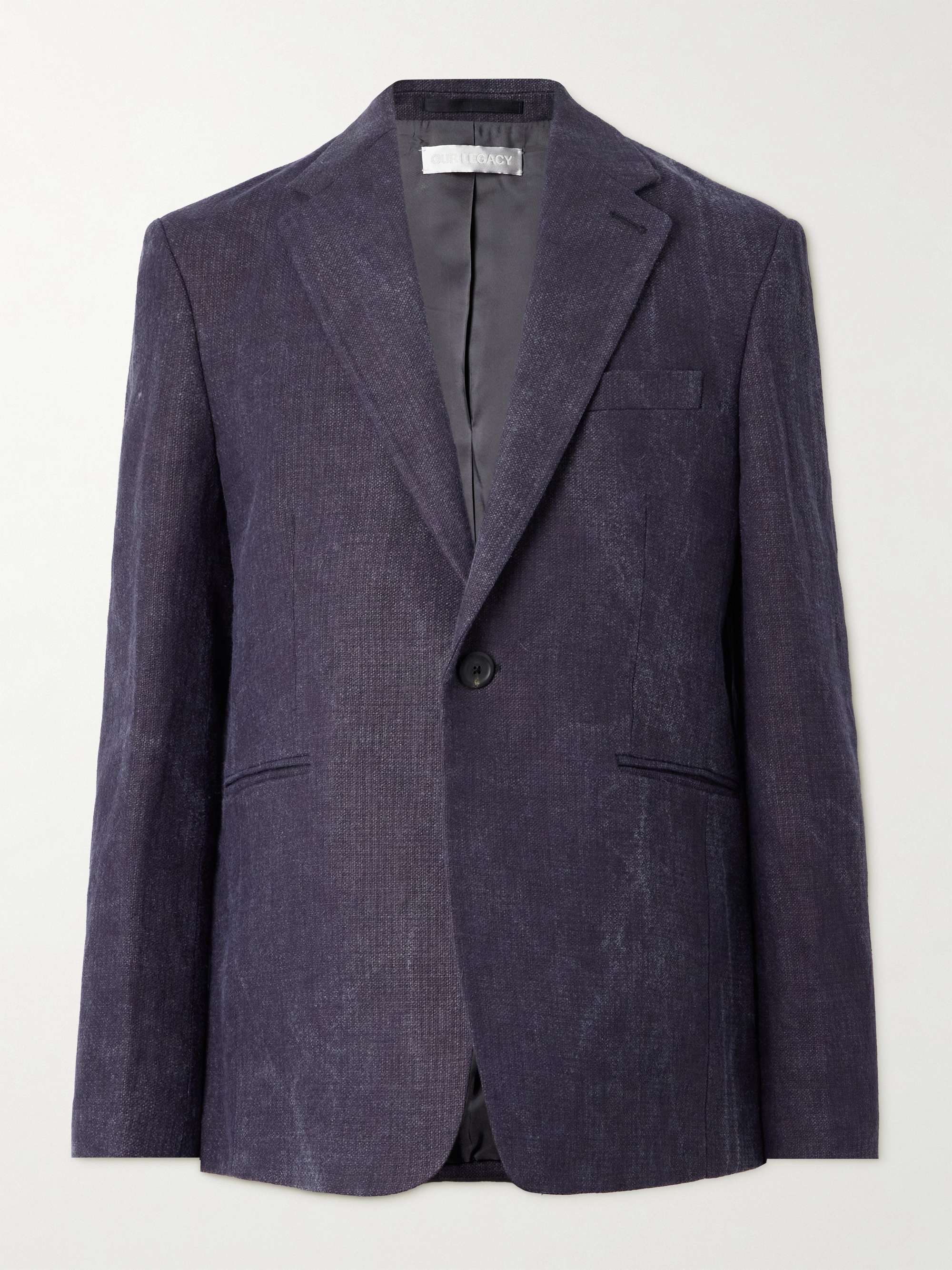 Shinjuku Oversized Textured-Linen Blazer view