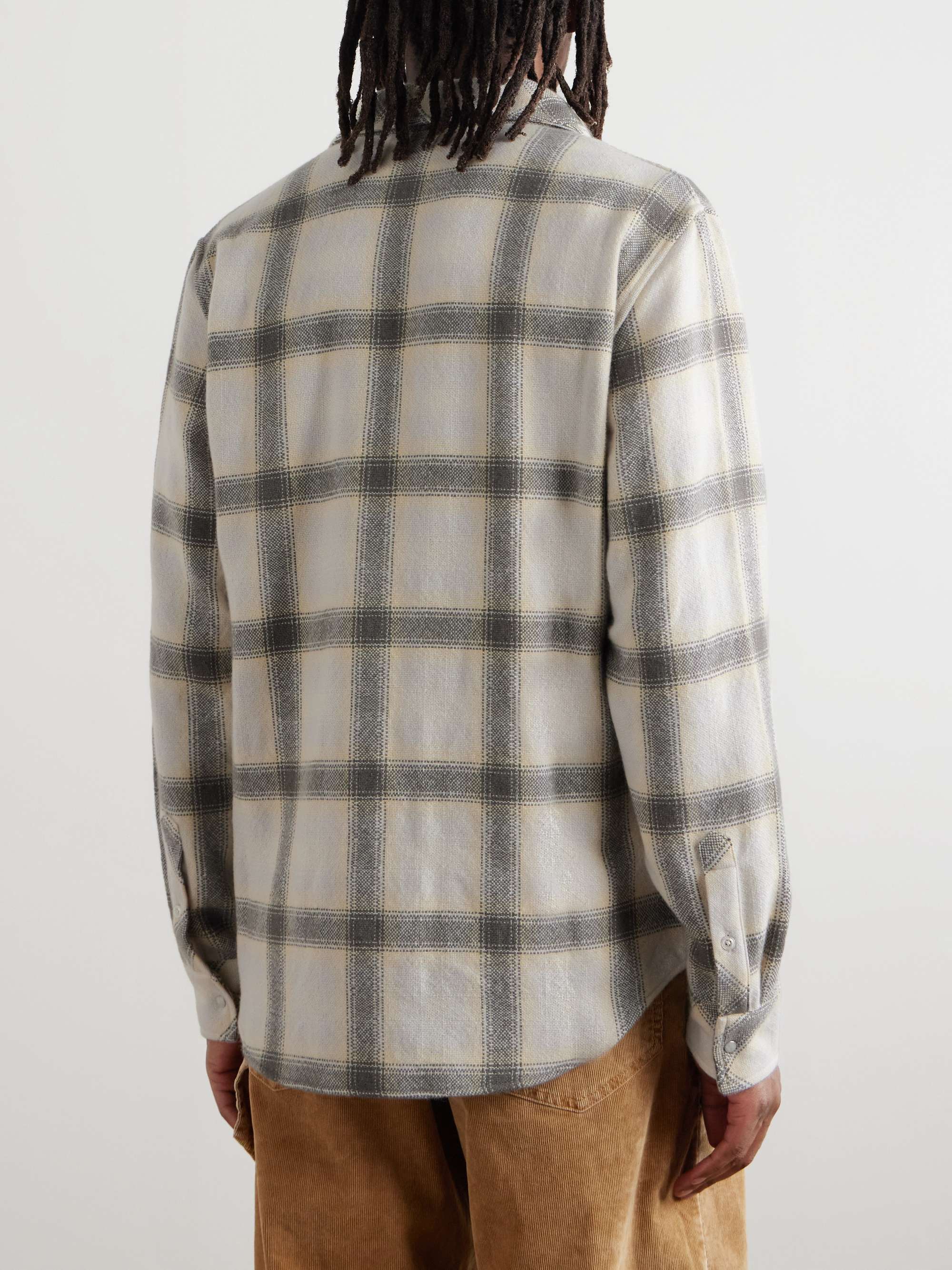 Moon Checked Cashmere Shirt view