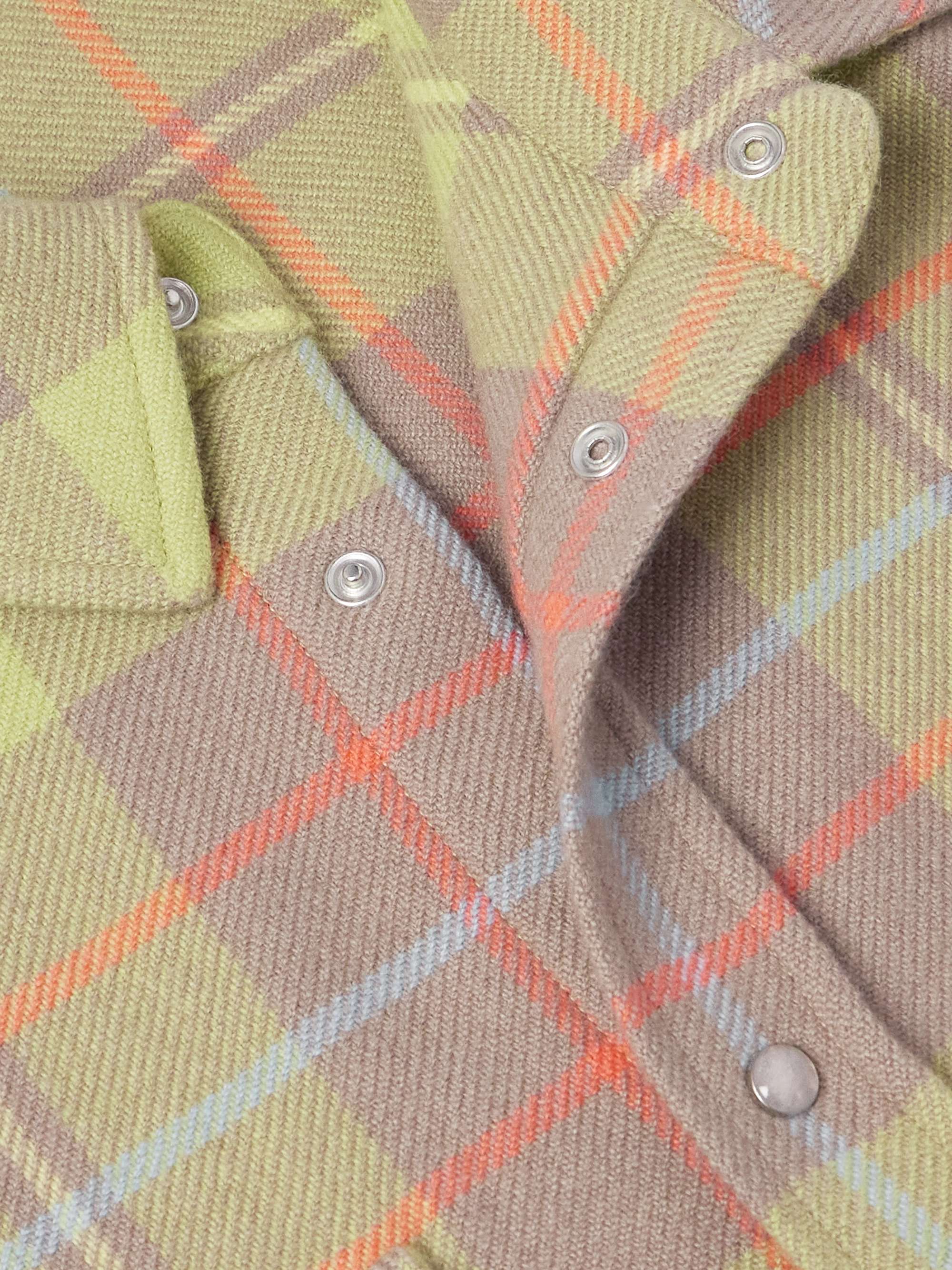 Earth Checked Cashmere Shirt view