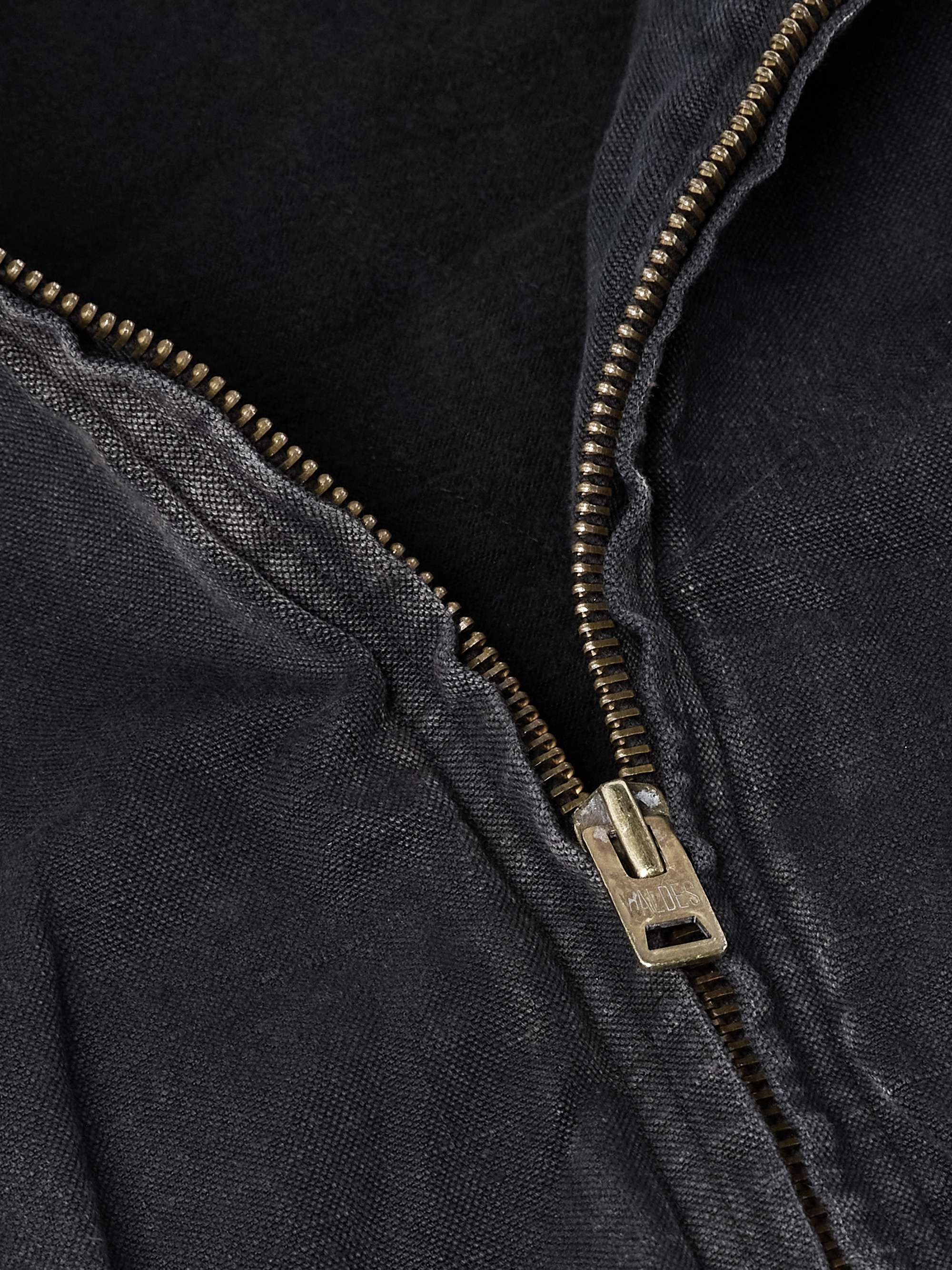 Cotton, Hemp and Silk-Blend Canvas Hooded Jacket view