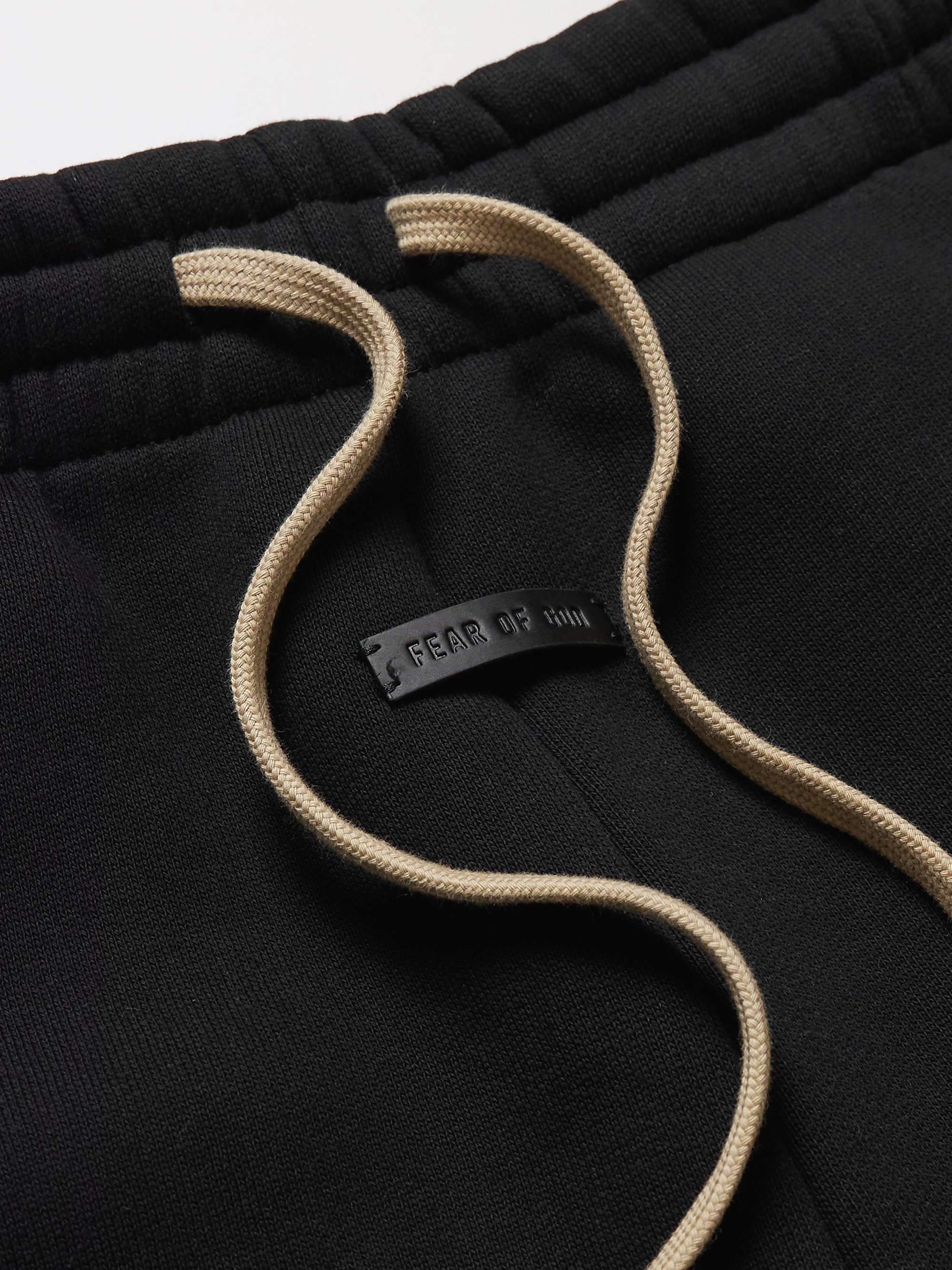 Logo-Appliquéd Cotton-Blend Jersey Sweatpants view