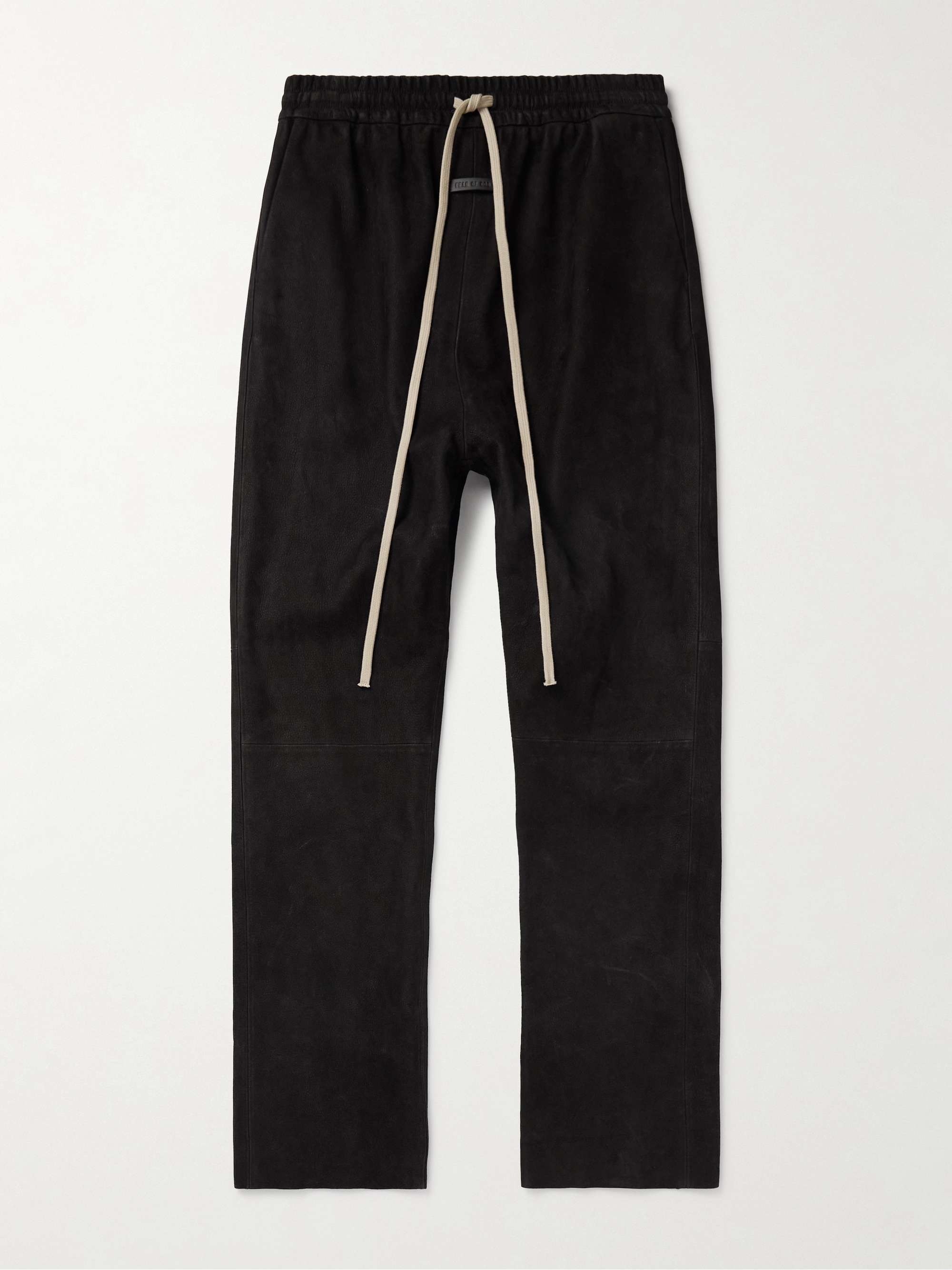 Forum Tapered Full-Grain Nubuck Drawstring Trousers view