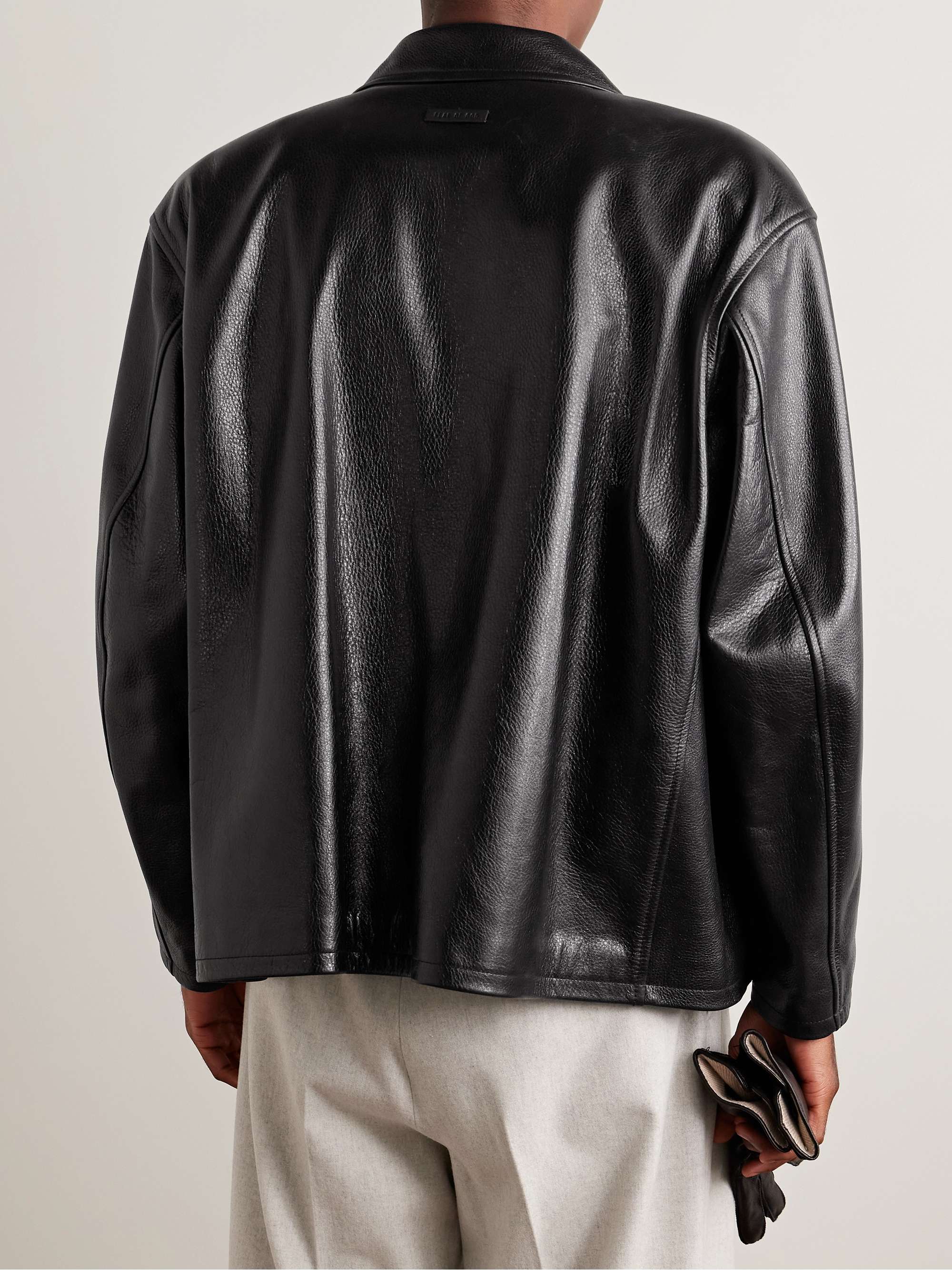 Full-Grain Leather Jacket view