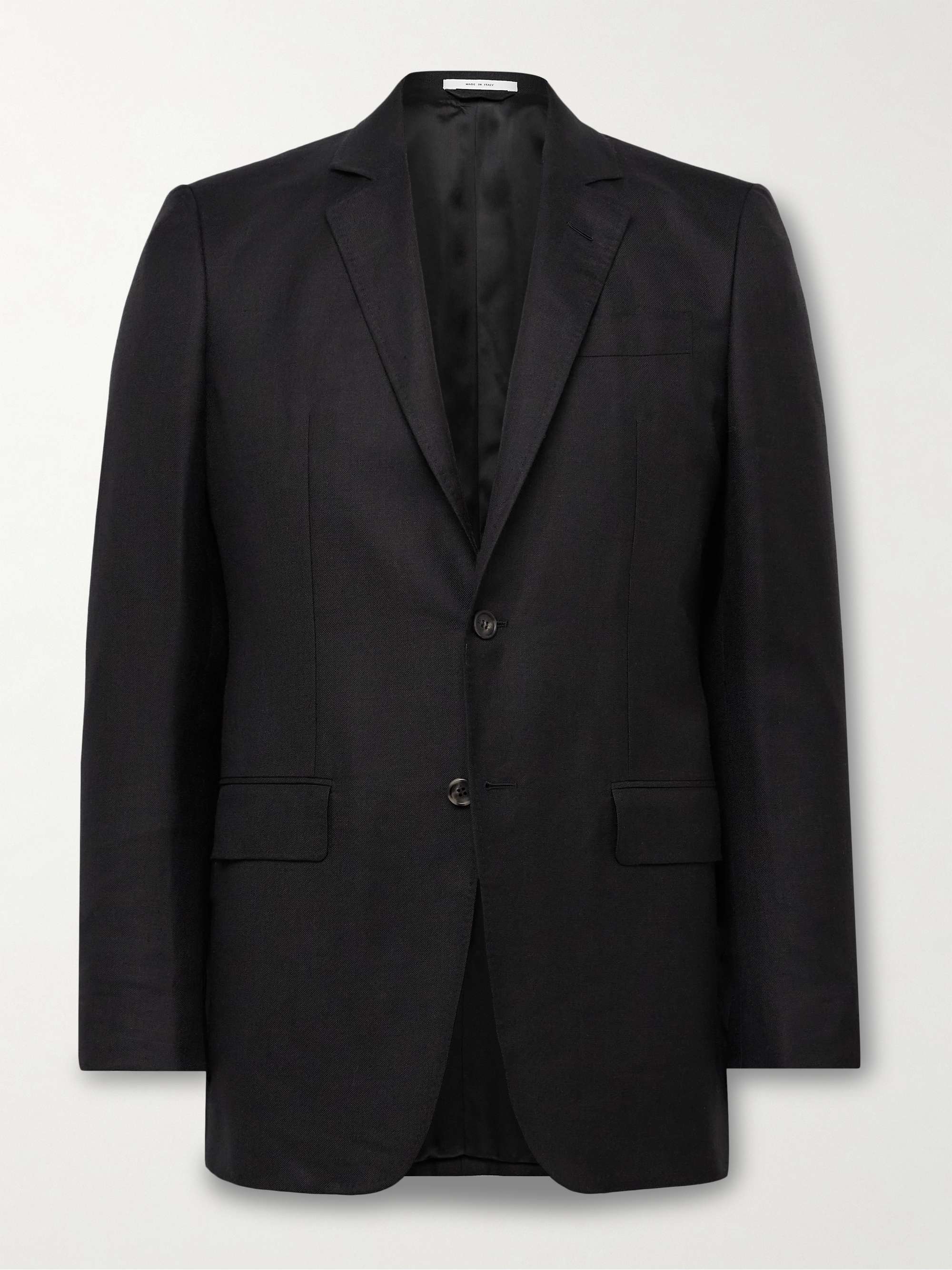 Irving Slim-Fit Unstructured Wool, Silk and Linen-Blend Twill Suit Jacket view
