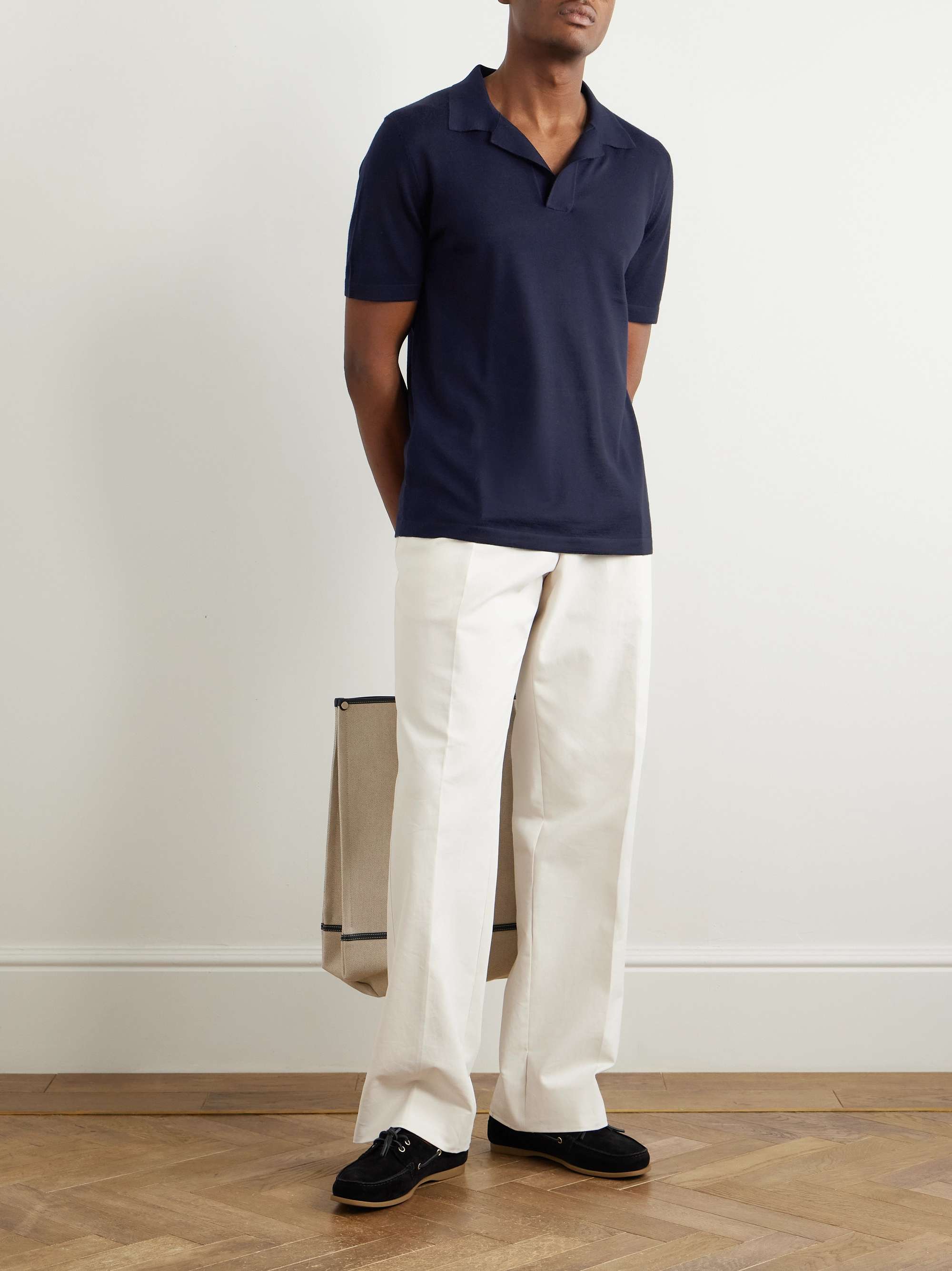 Stendhal Merino Wool Polo Shirt view