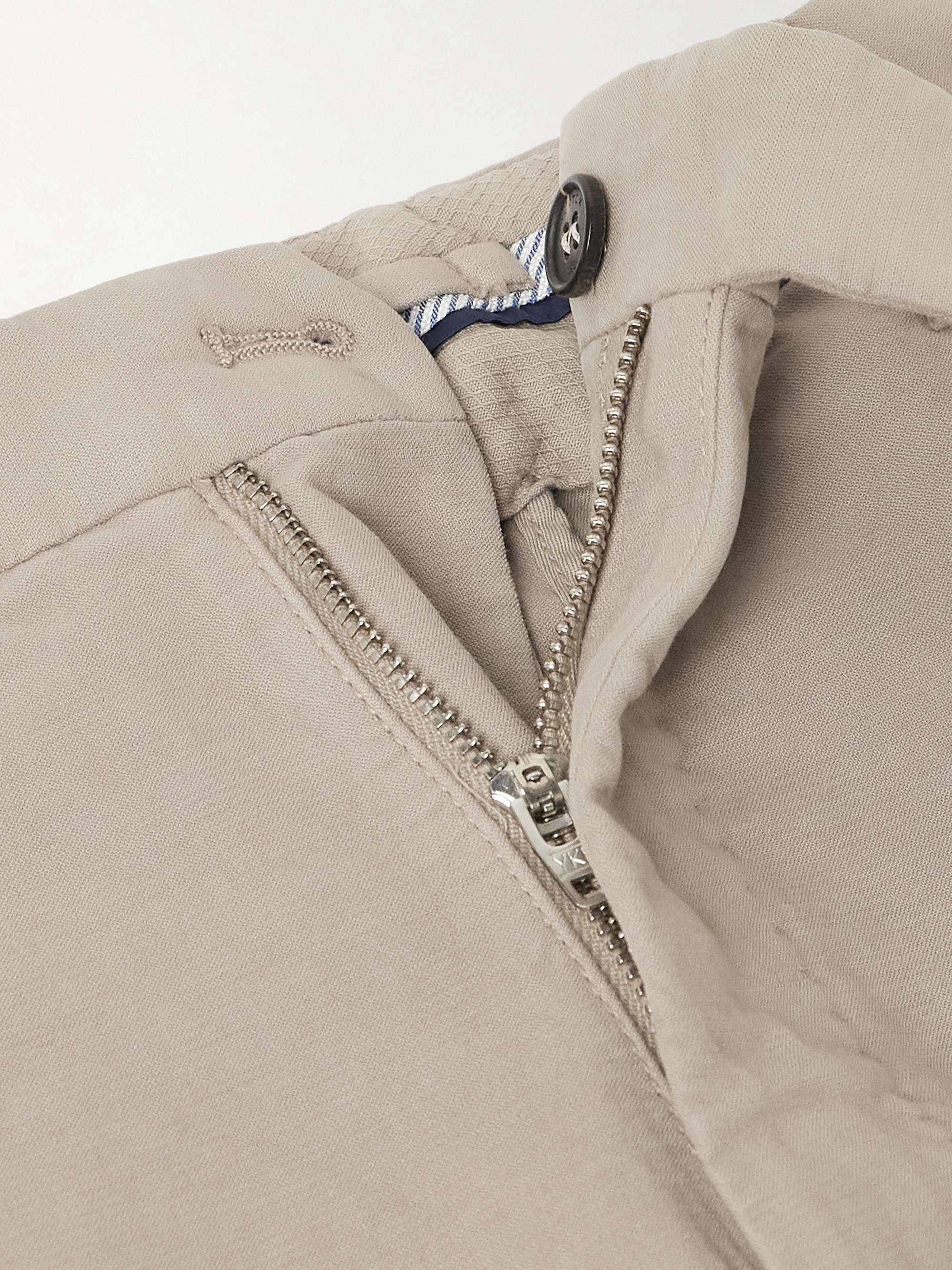 Venezia 1951 Slim-Fit Straight-Leg Stretch-Cotton Trousers view