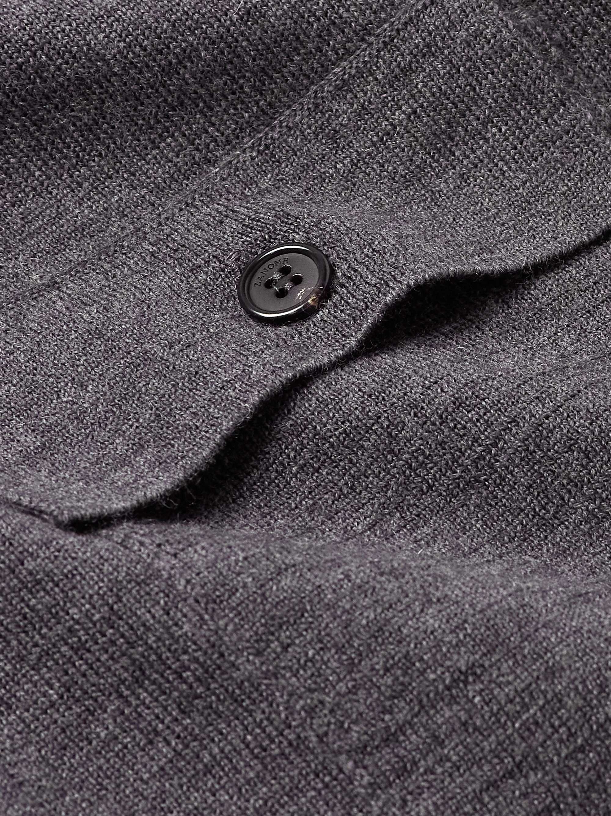 Slim-Fit Virgin Wool Overshirt view