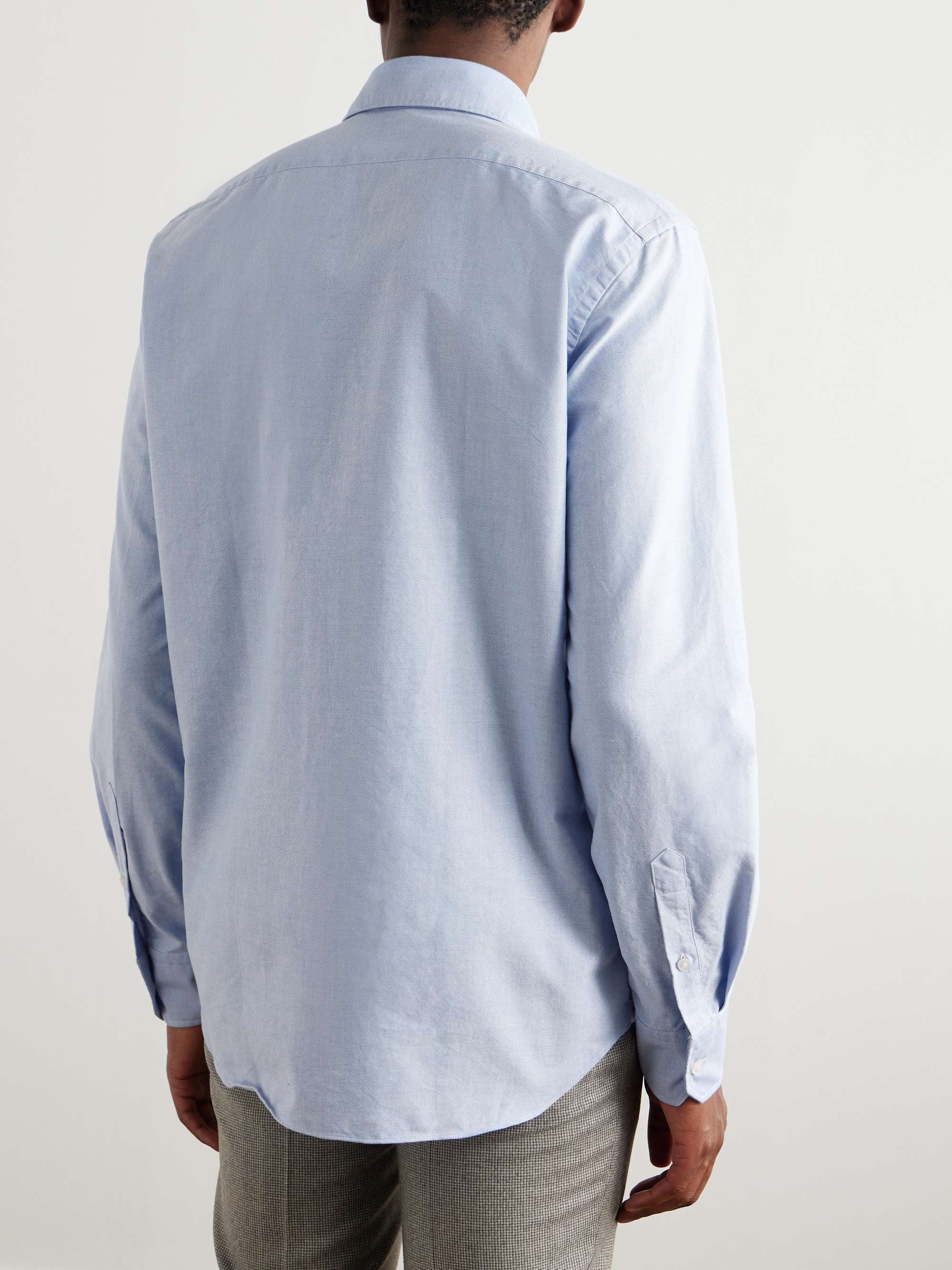 Glanshirt Slim-Fit Button-Down Collar Cotton Oxford Shirt view