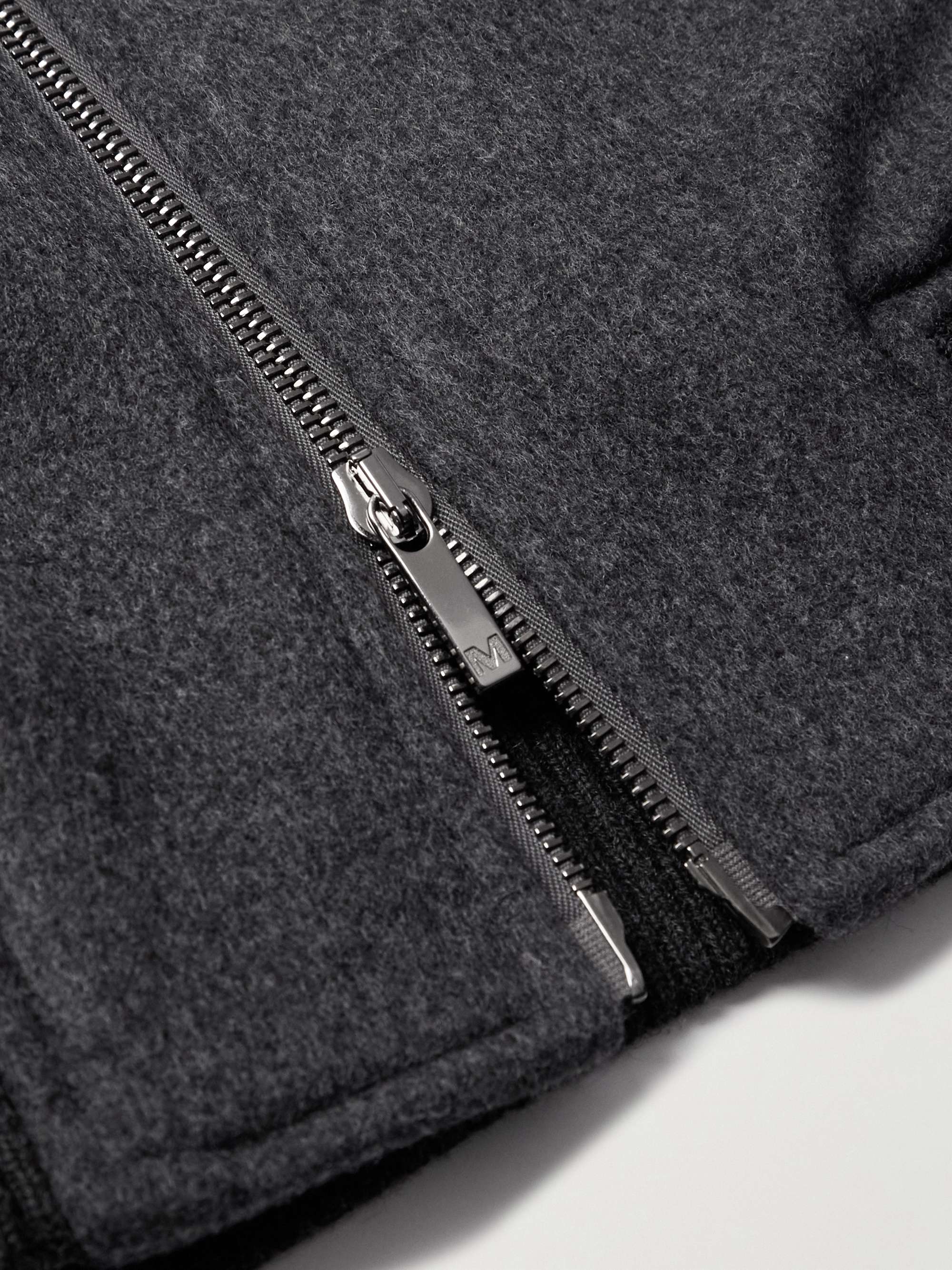Montedoro Padded Brushed-Wool Jacket view