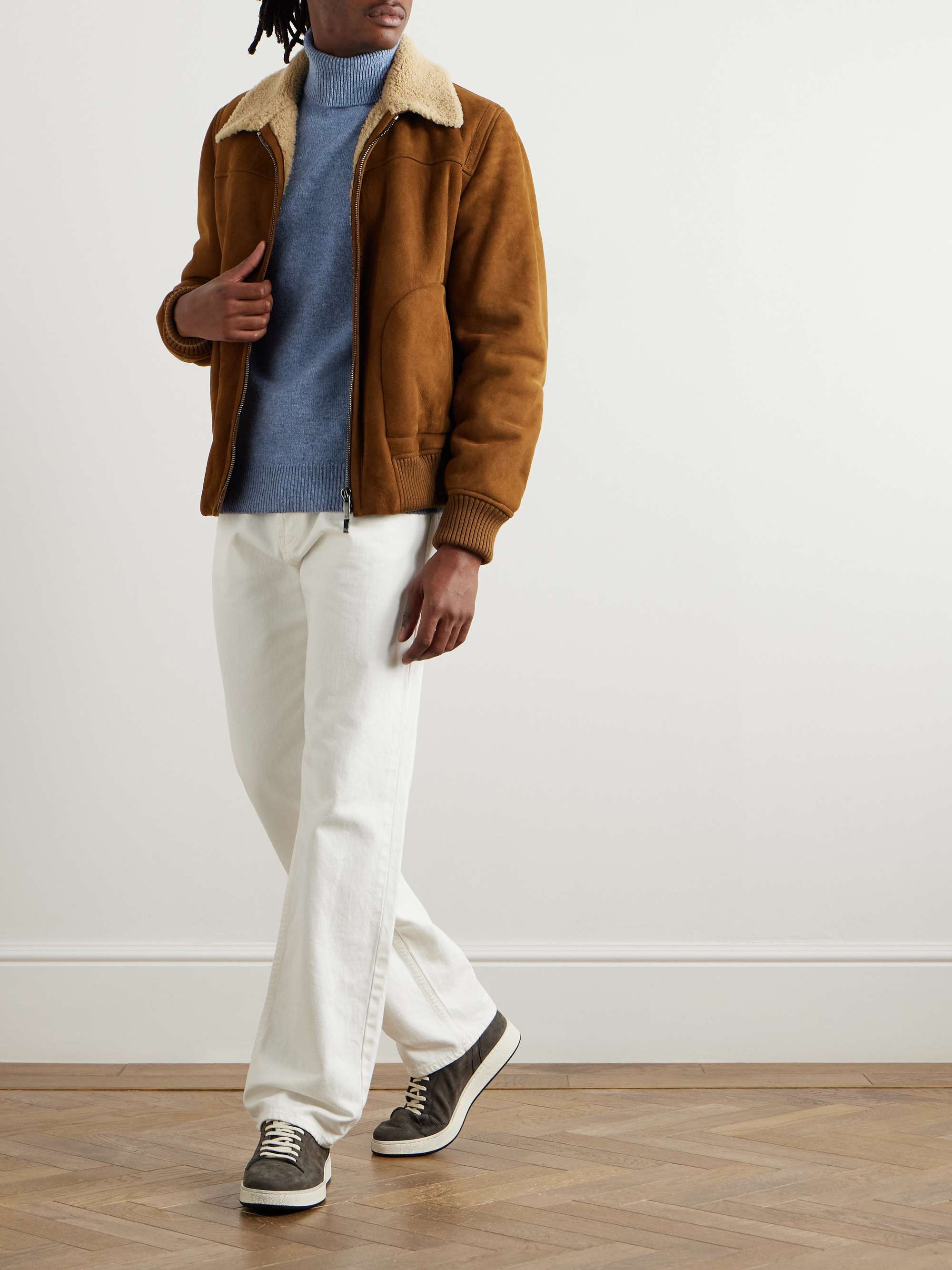 Zanone Slim-Fit Wool Rollneck Sweater view