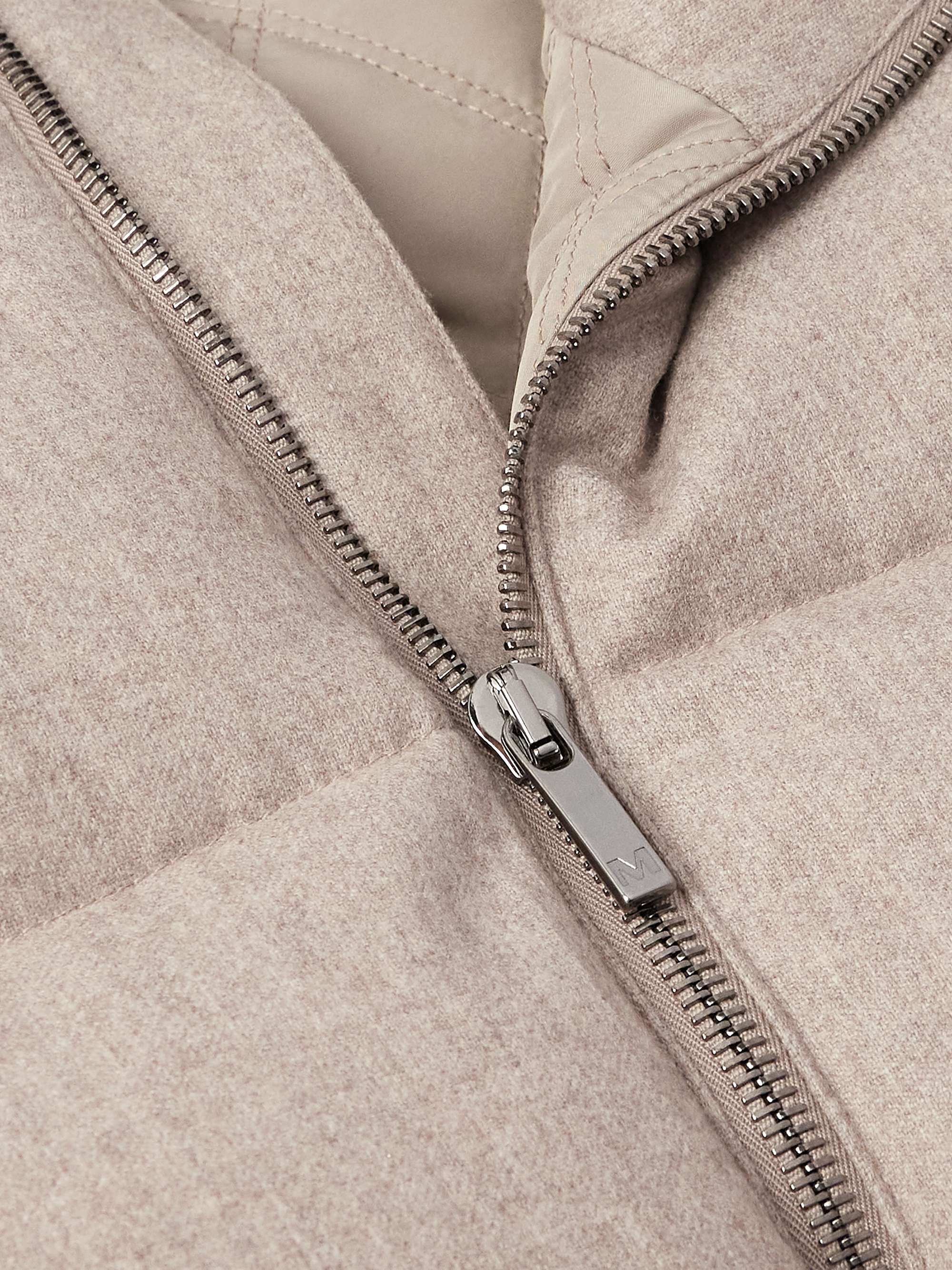 Montedoro Quilted Cashmere-Blend Down Gilet view