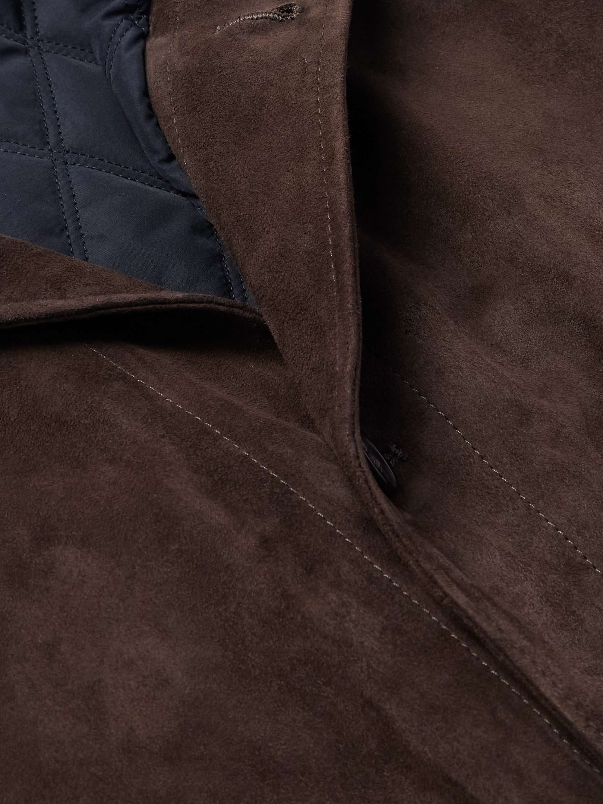 Montedoro Padded Suede Jacket view