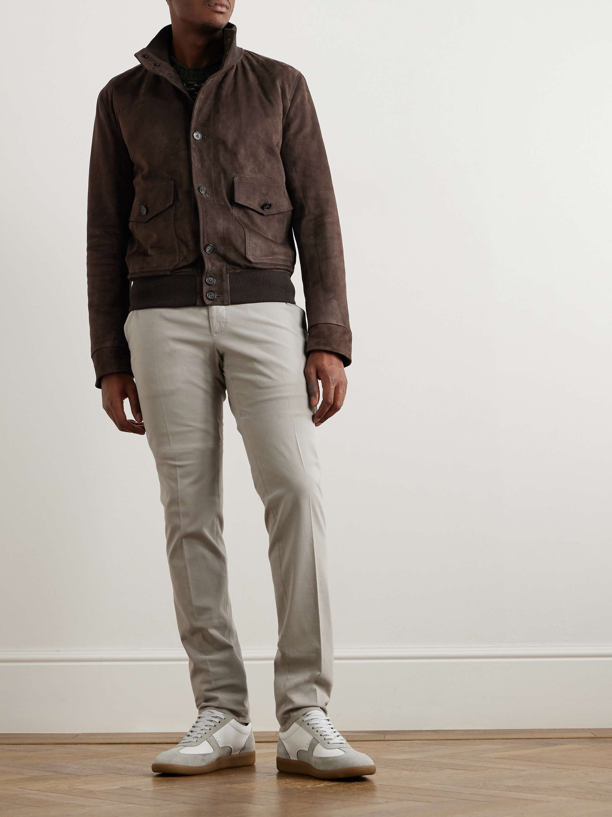 Montedoro Padded Suede Jacket view