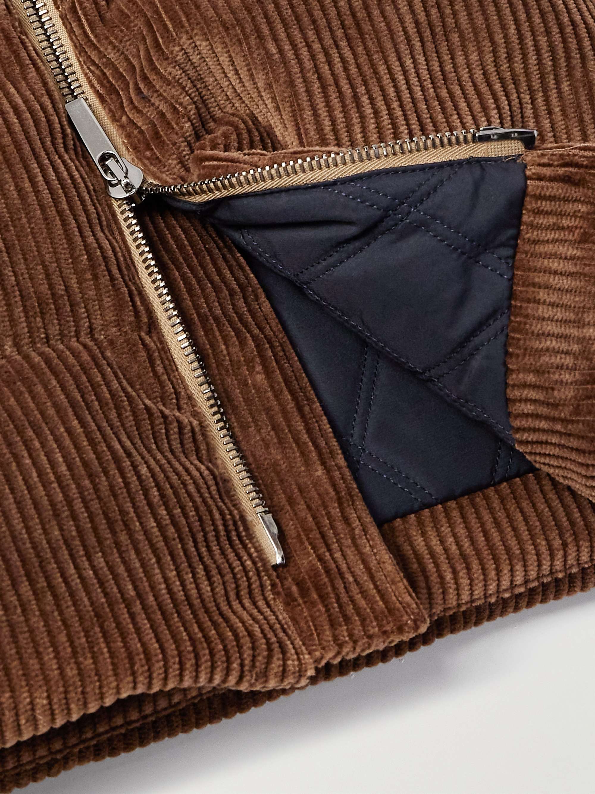 Montedoro Quilted Cotton-Corduroy Down Gilet view