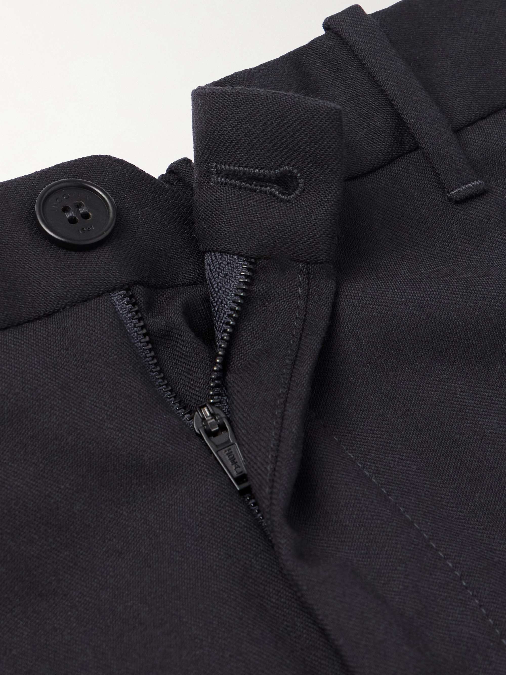 Venezia 1951 Slim-Fit Wool-Blend Tekno Flannel Trousers view