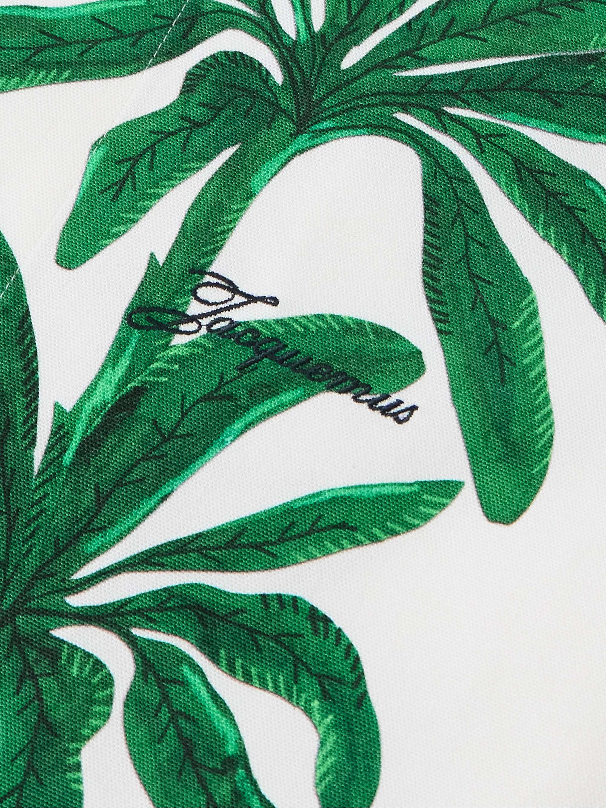 Jean Camp-Collar Logo-Embroidered Printed Cotton-Canvas Shirt view