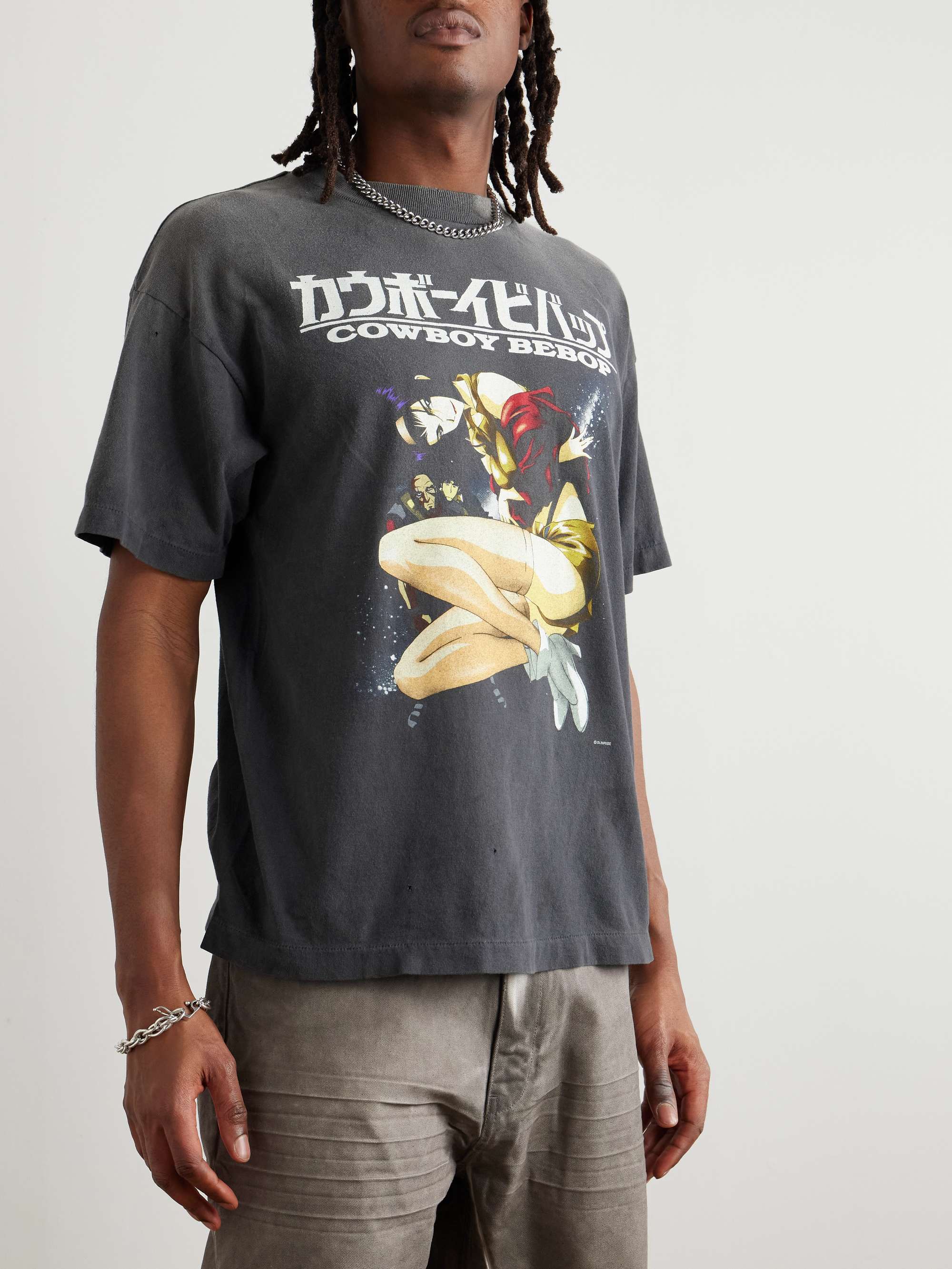 + Cowboy Bebop Printed Cotton-Jersey T-Shirt view