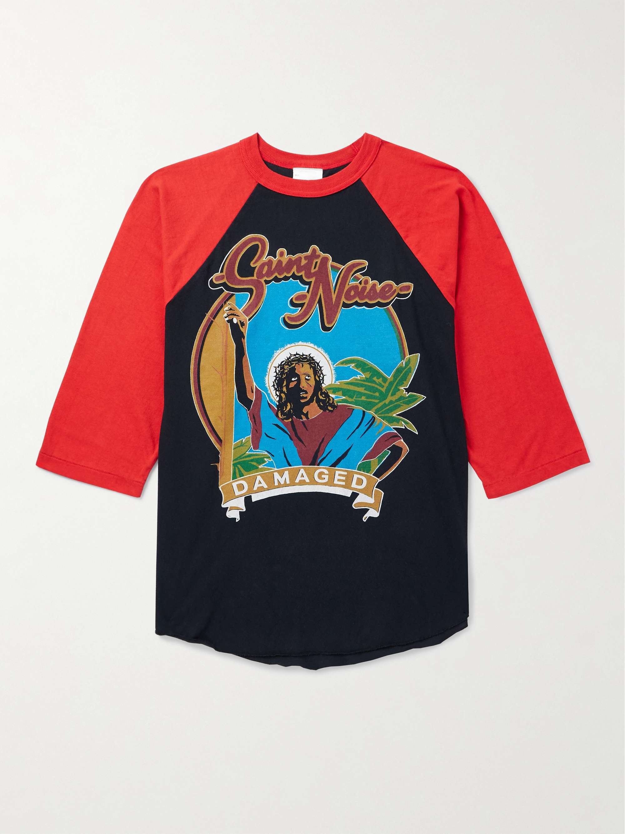 + LASTMAN Oversized Printed Cotton-Jersey T-Shirt view