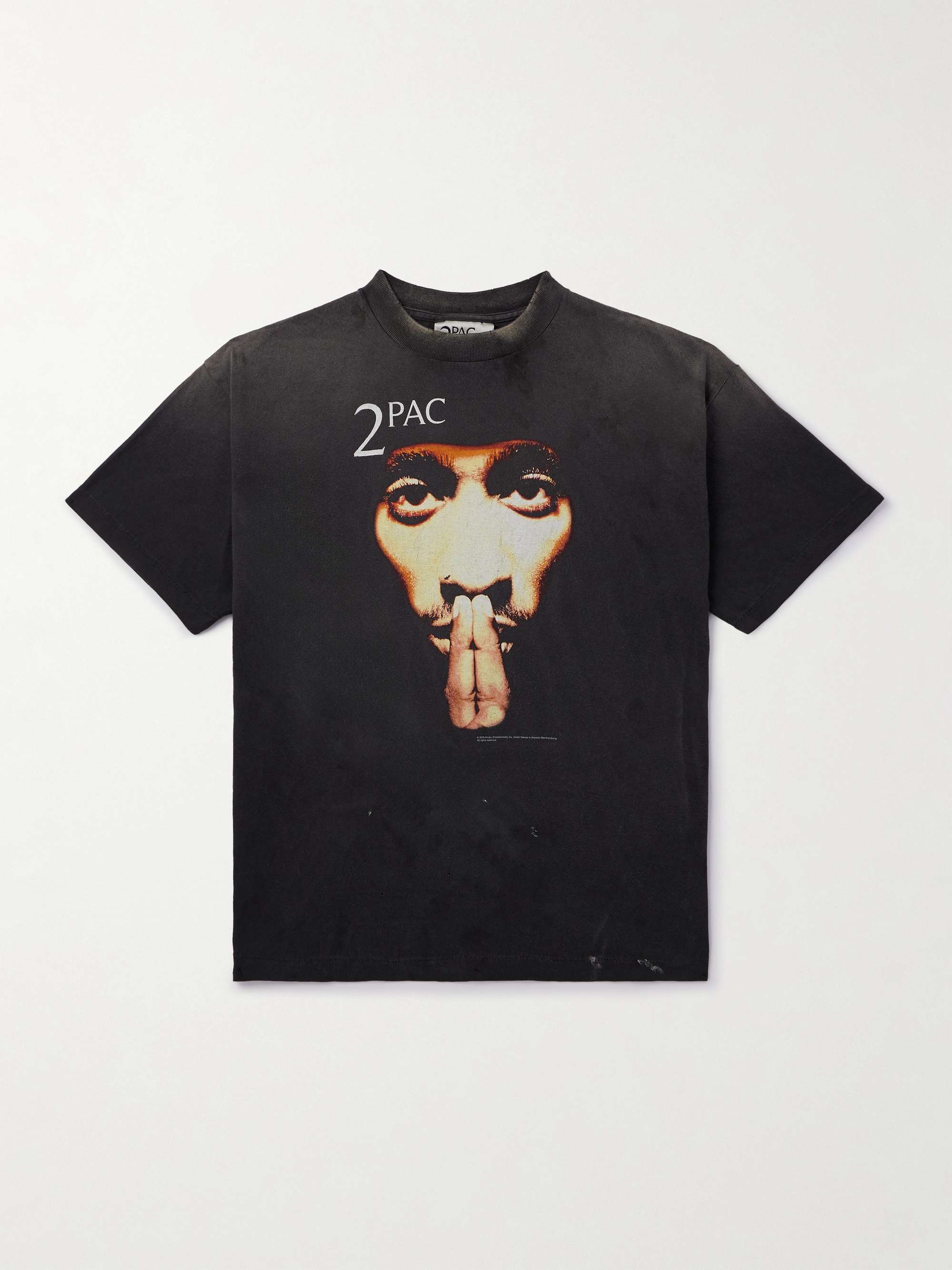 + 2Pac Printed Cotton-Jersey T-Shirt view
