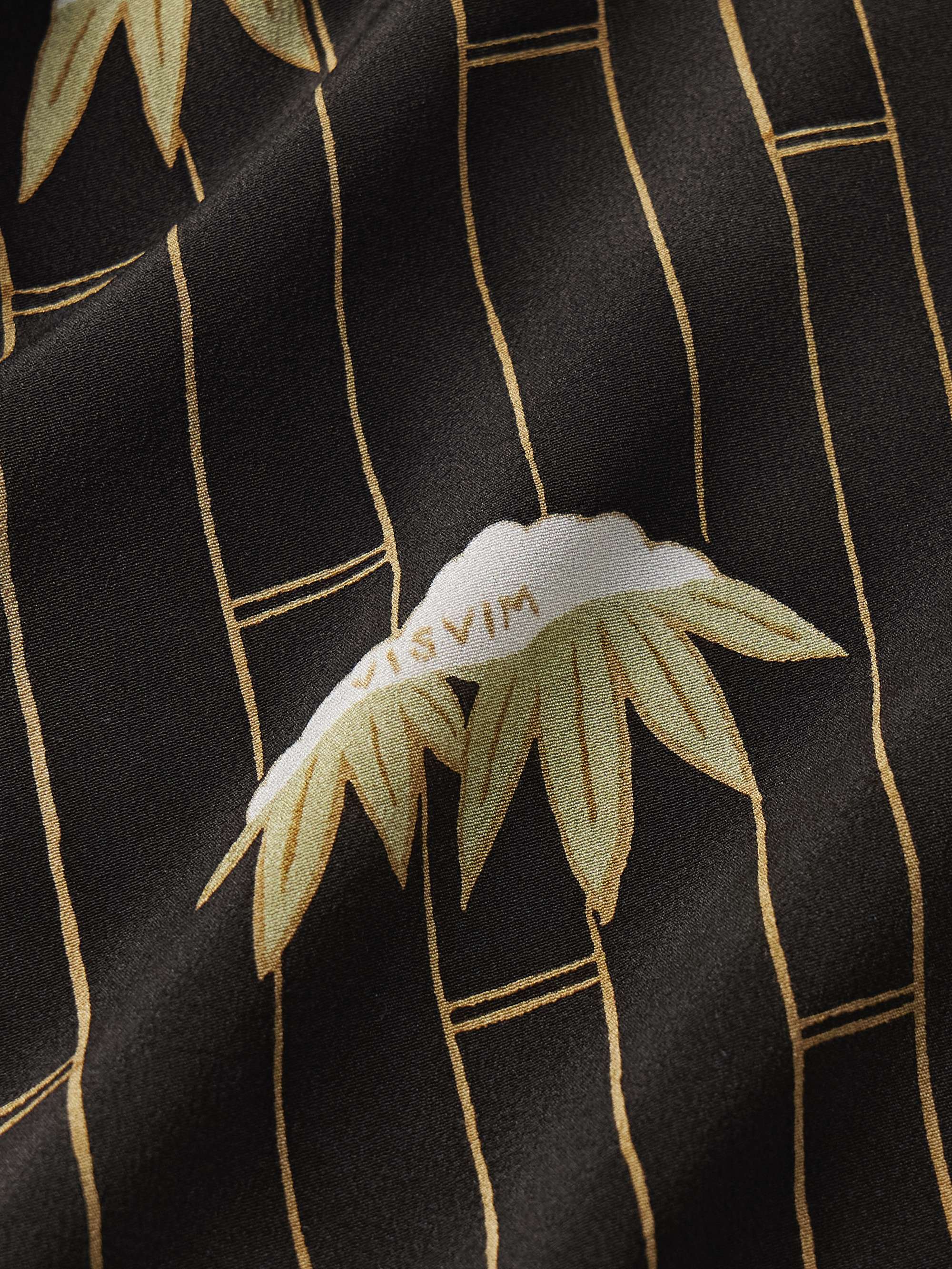 Copa Camp-Collar Printed Silk Shirt view