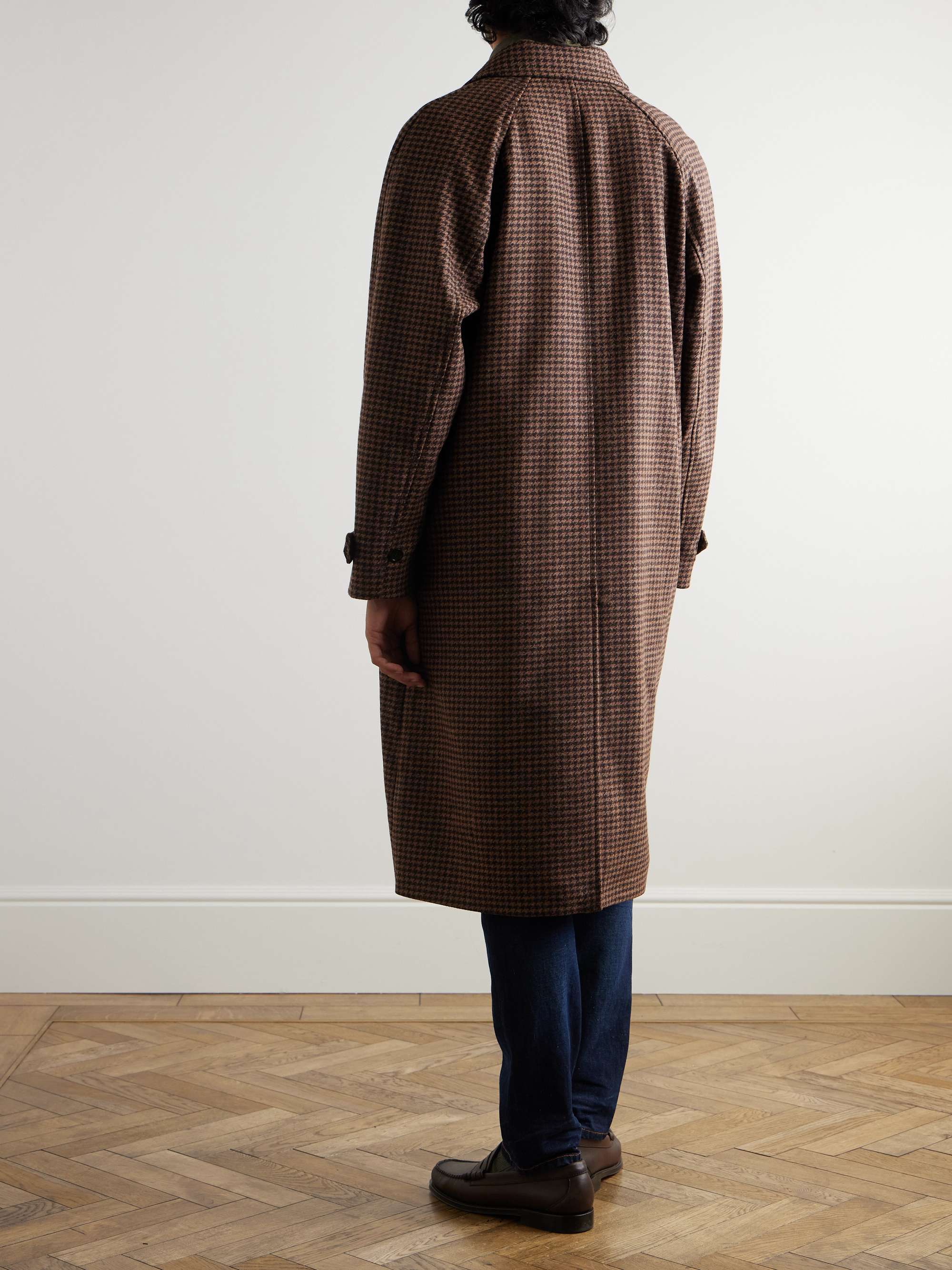 Will Houndstooth Wool-Blend Coat view