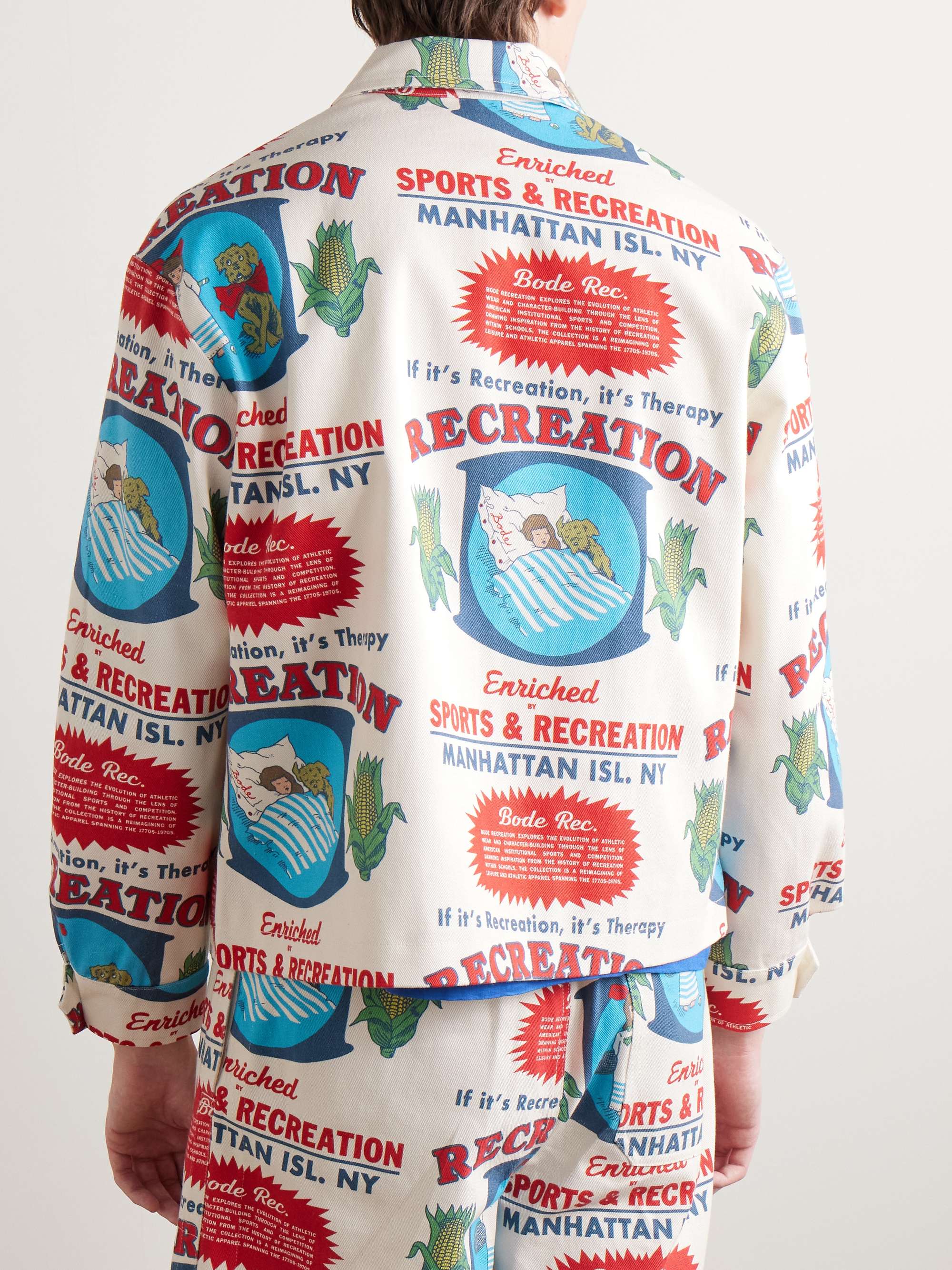 Rec. Enrichment Printed Cotton-Twill Jacket view
