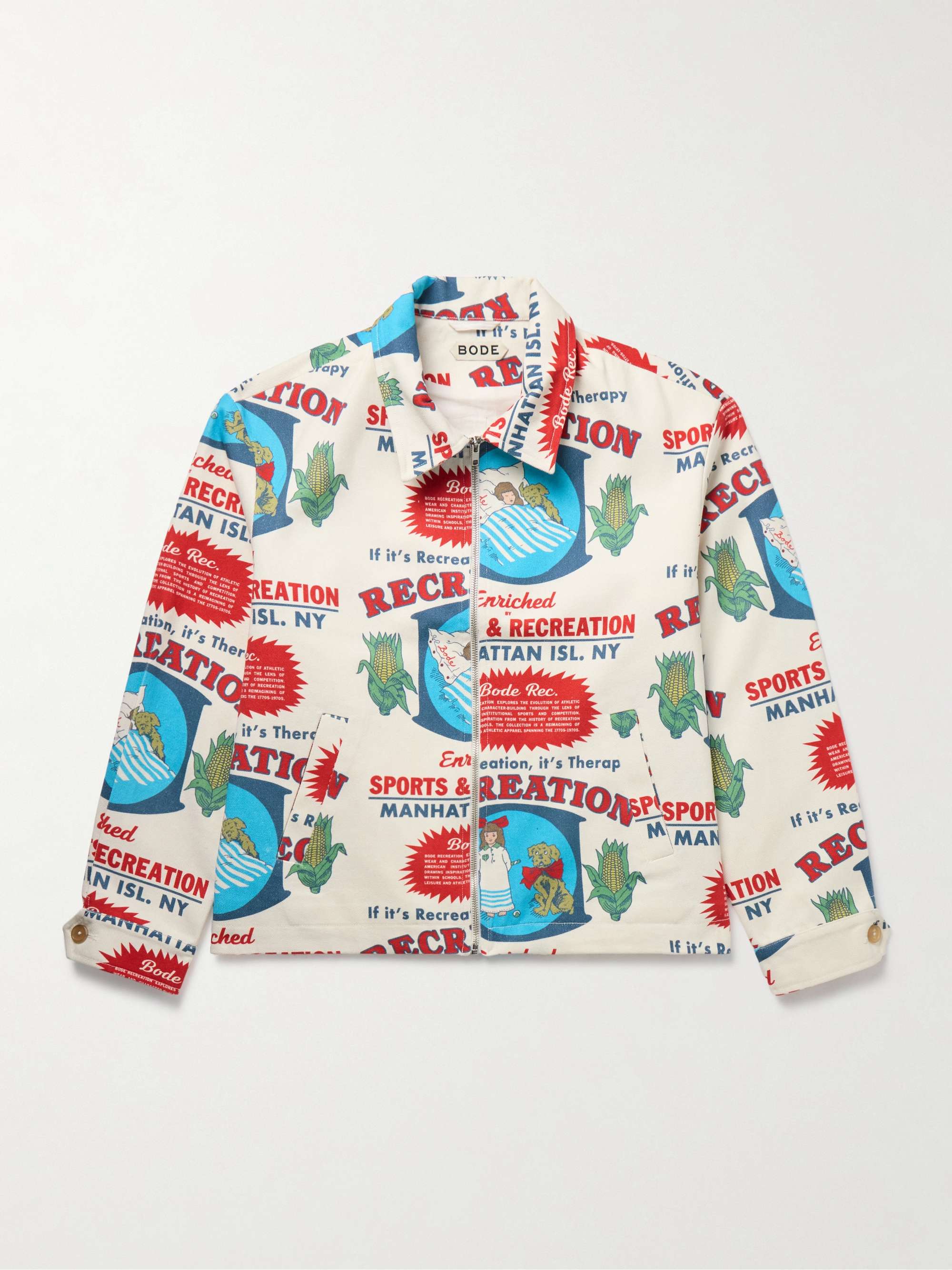 Rec. Enrichment Printed Cotton-Twill Jacket view