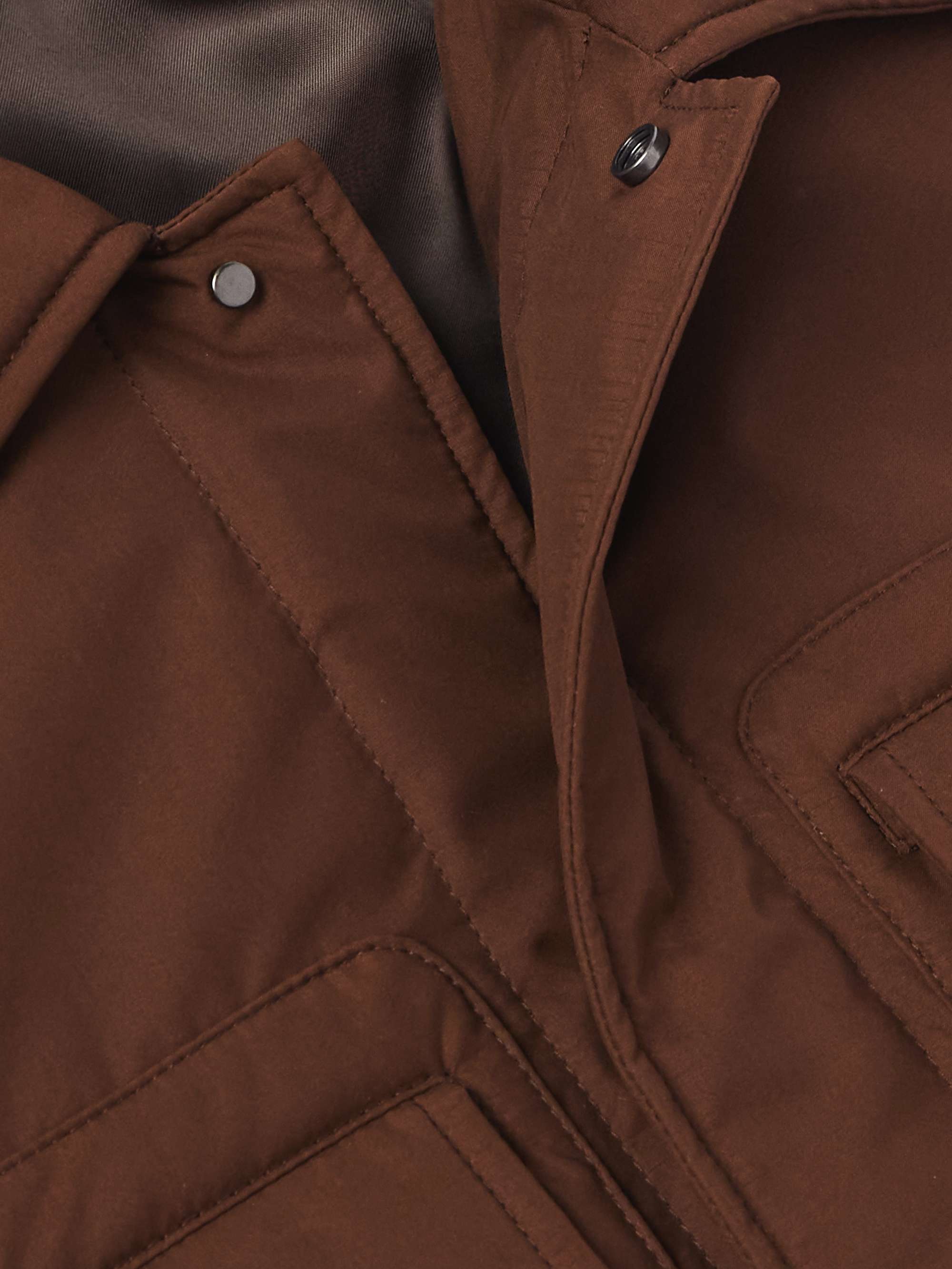 Padded Silk Shirt Jacket view